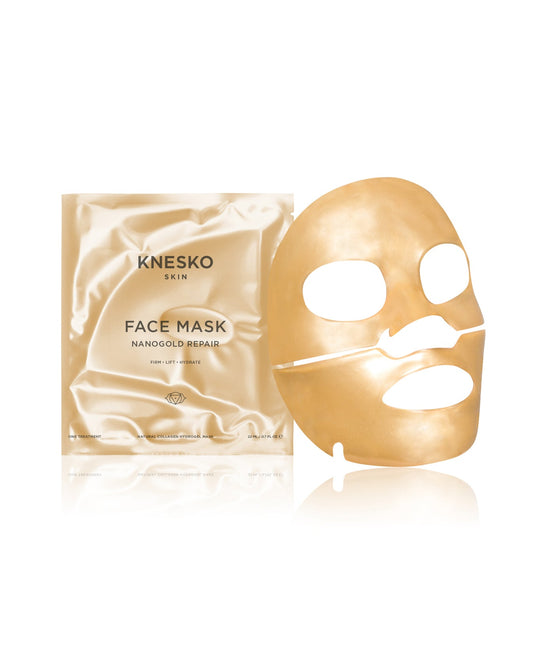 Gold Face Mask Set of 4