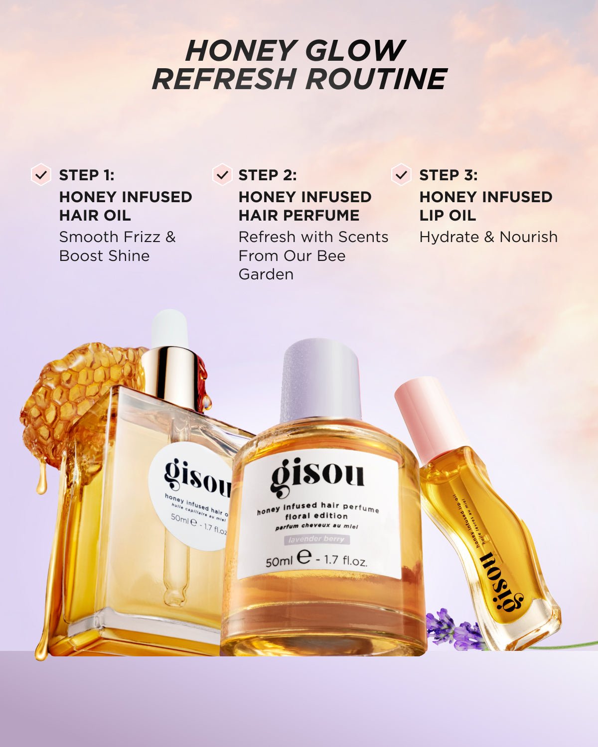 Honey Infused Hair Perfume Mini - Wylde Grey