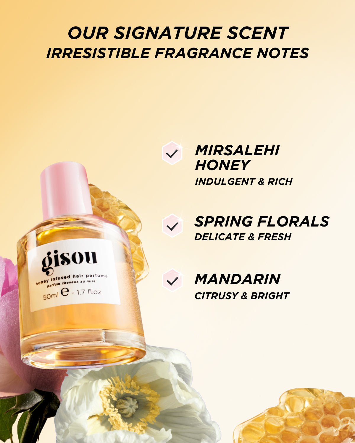 Honey Infused Hair Perfume Mini - Wylde Grey