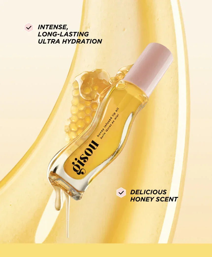 Gisou Honey Infused Lip Oil - Gisou - Honey Infused - Vanilla Glaze - Wylde Grey