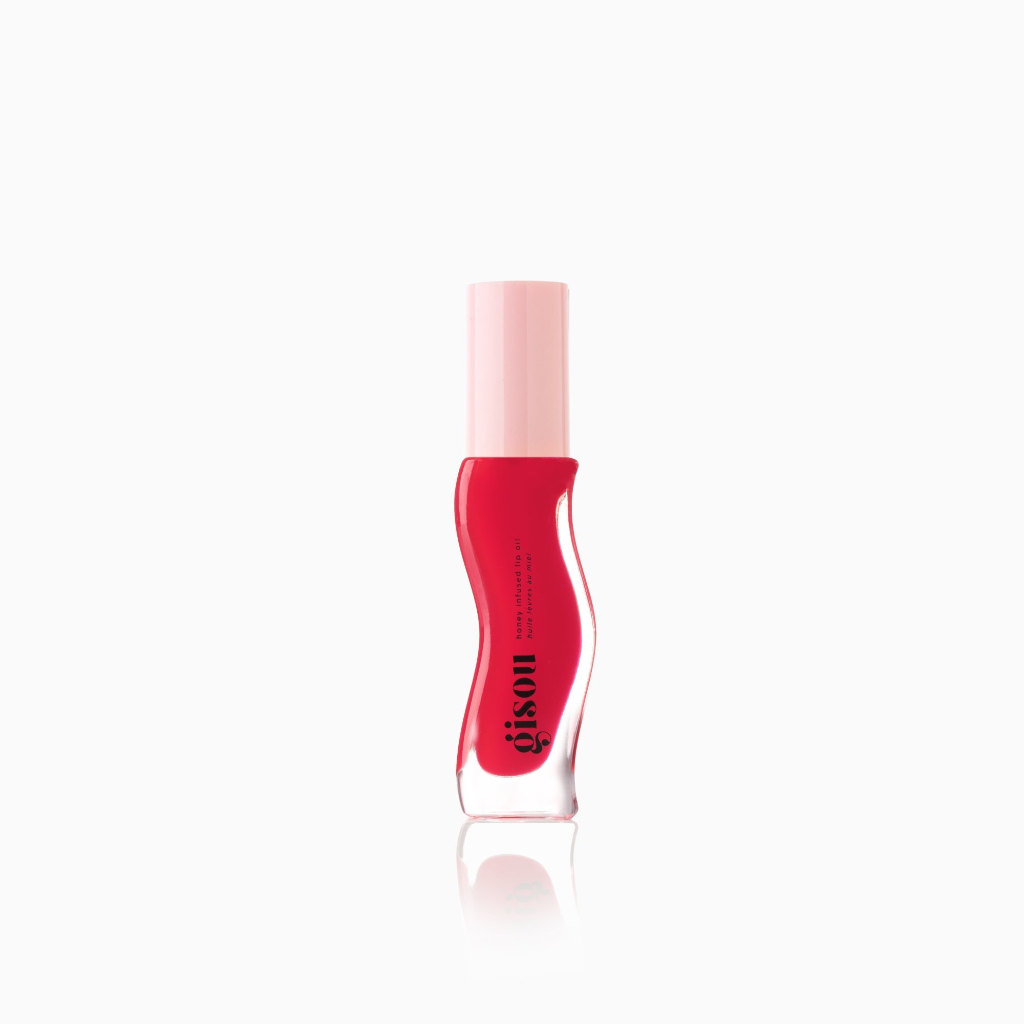 Red lip oil.