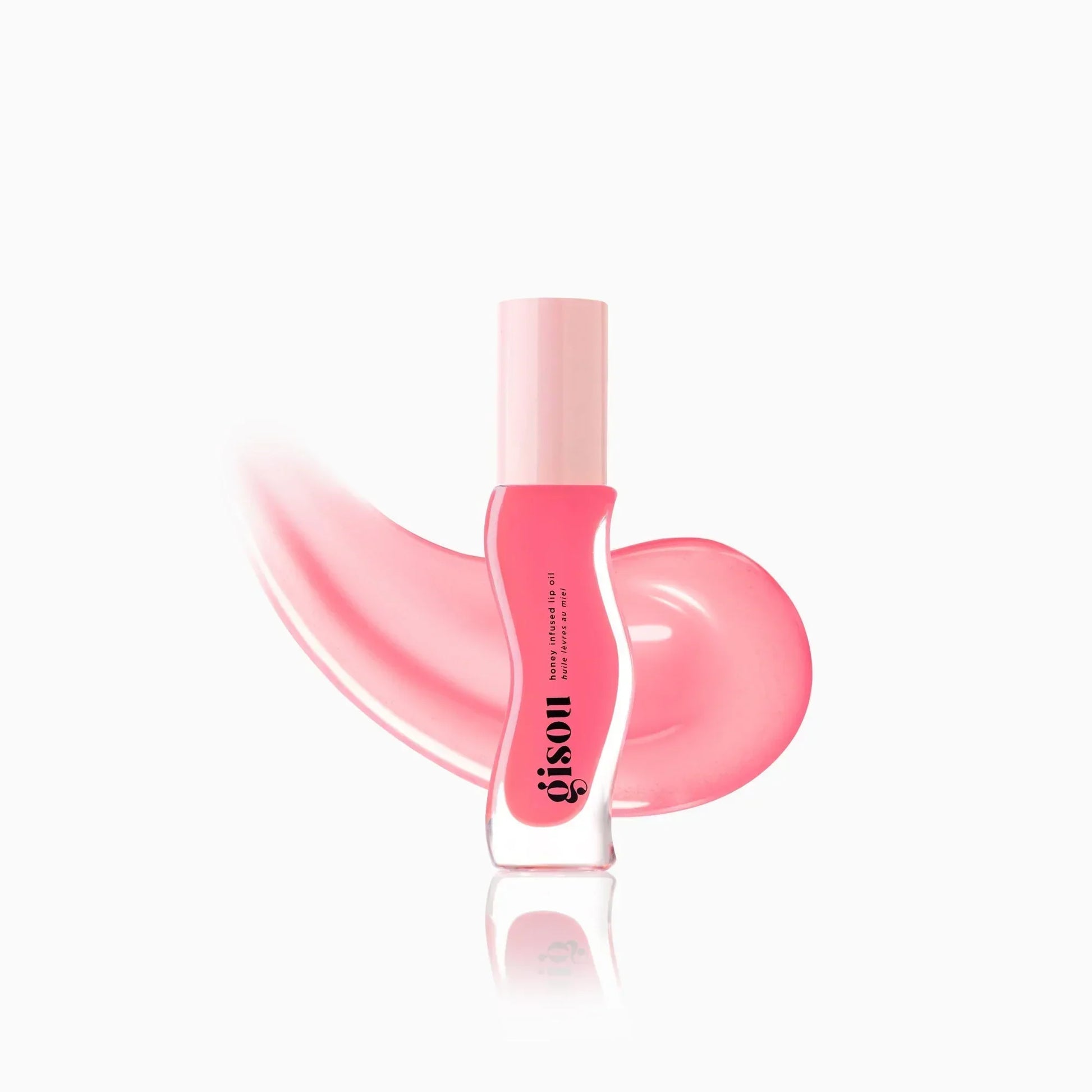 Light pink lip oil.