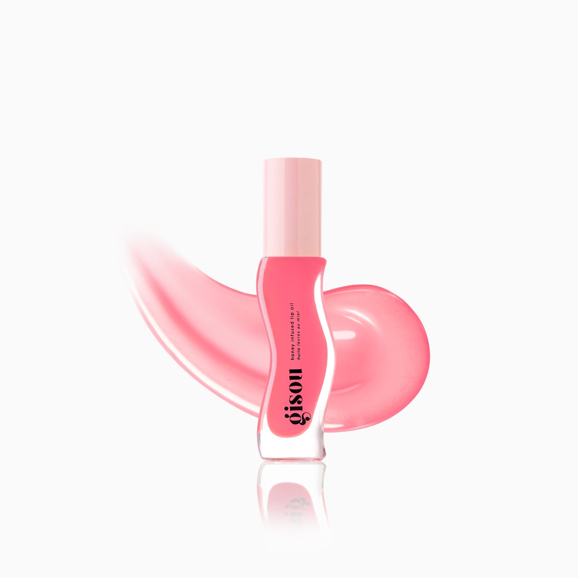 Light pink lip oil.