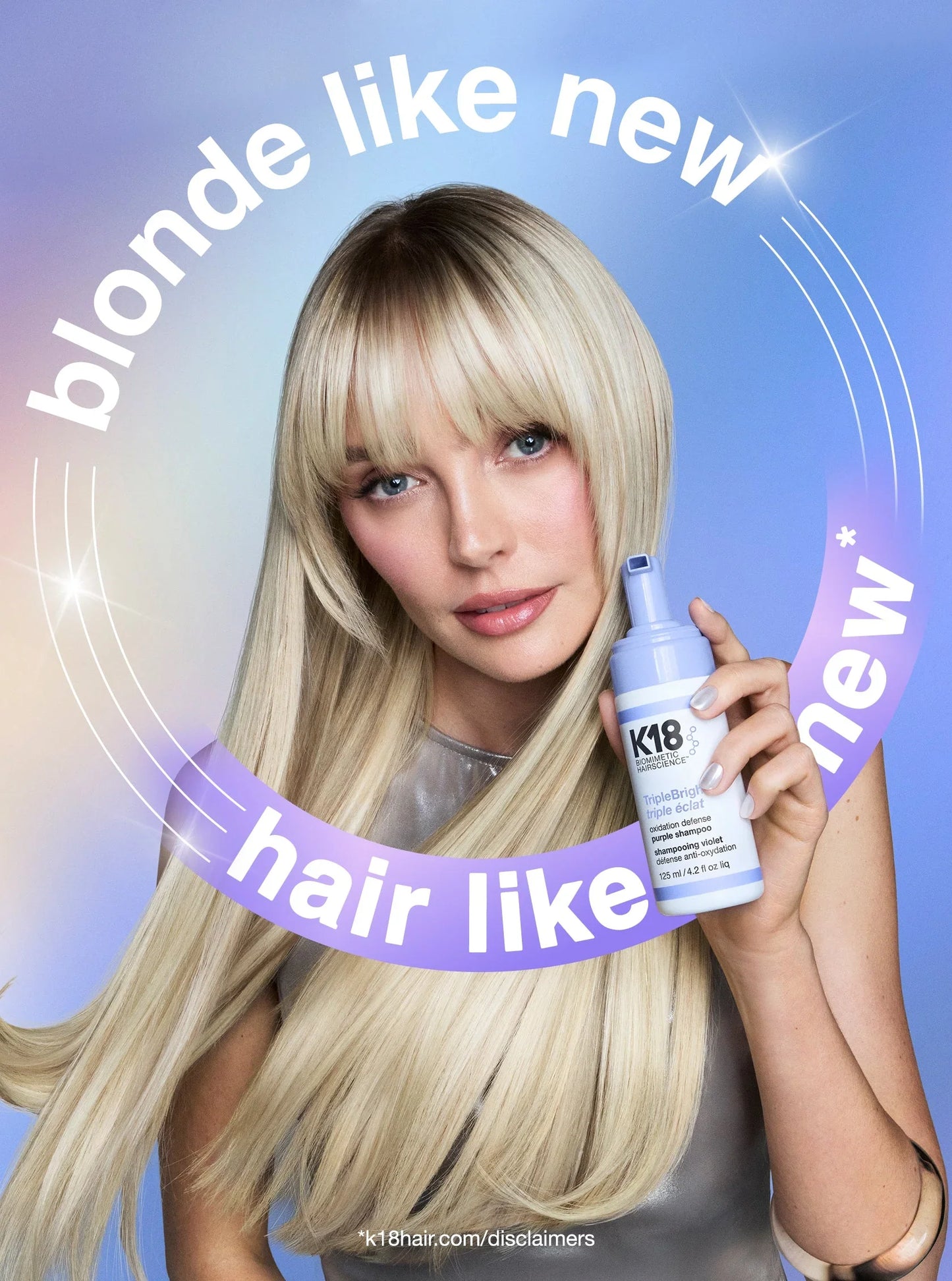 K18 TripleBright oxidation defense purple shampoo - K18Hair - Shampoo - Default Title - Wylde Grey