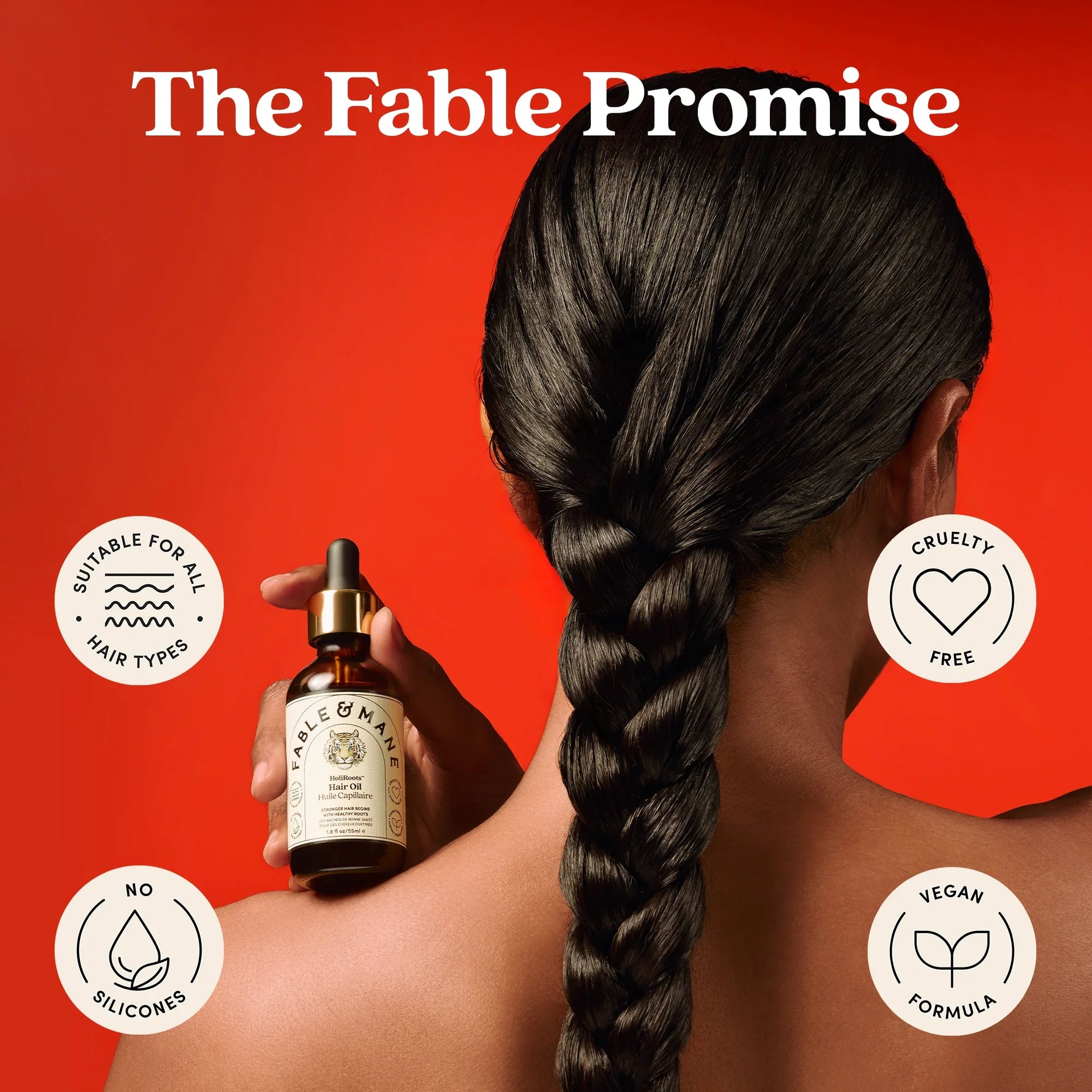 Fable & Mane HoliRoots Hair Oil - fableandmane - Hair Treatment - Original: 55ml / 1.8 FL oz - Wylde Grey