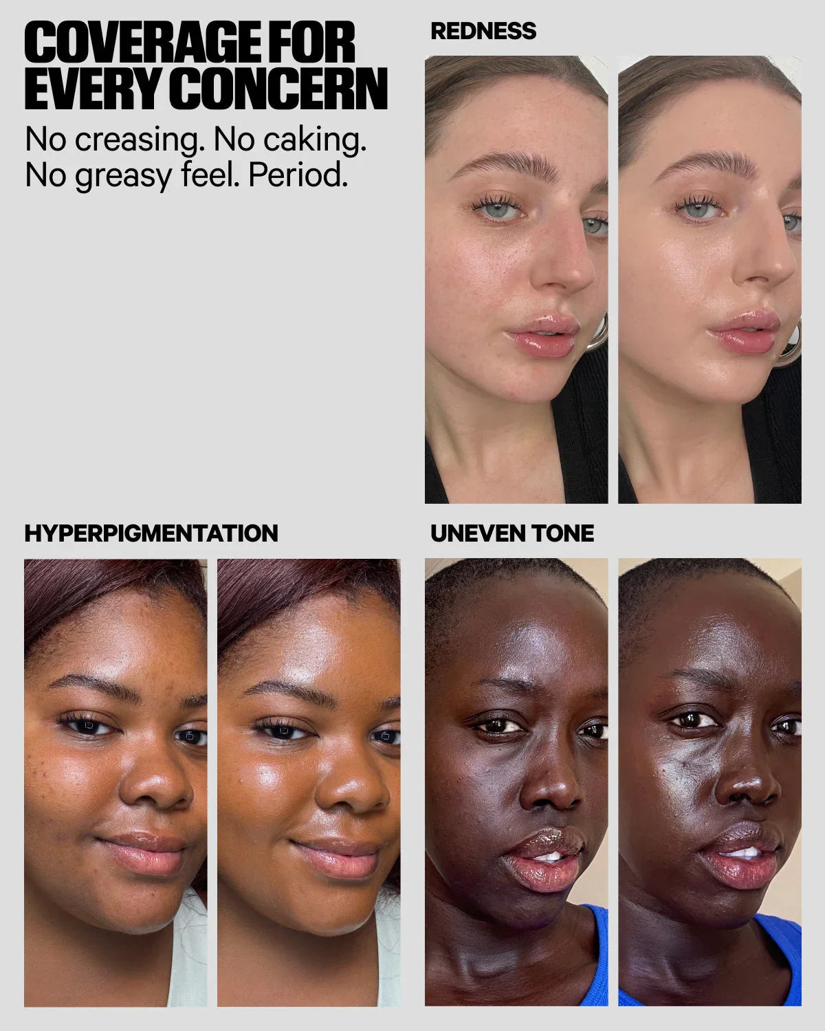 MILK Makeup Hydro Grip Hydrating Gel Skin Tint - Milk Makeup - Foundation - 1 - Very fair with neutral to cool undertones - Wylde Grey