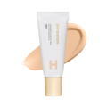 Hourglass Veil hydrating skin tint tube with creamy beige swatch, luxury beauty product