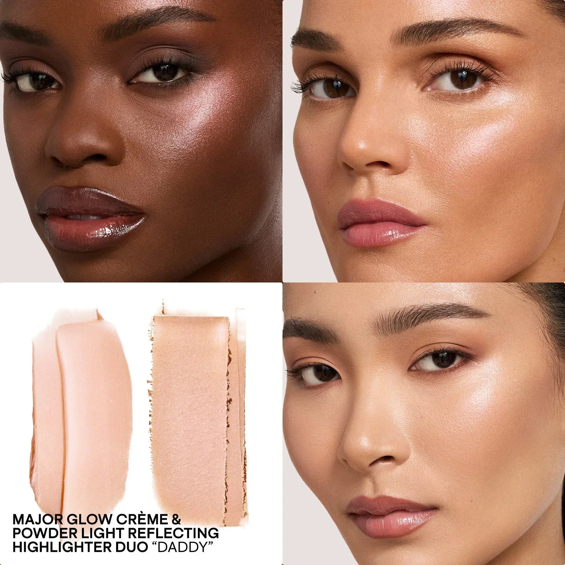 Patrick Ta Major Glow Crème & Powder Light Reflecting Translucent Highlighter Duo - Patrick Ta - Face Makeup - Baby - Wylde Grey