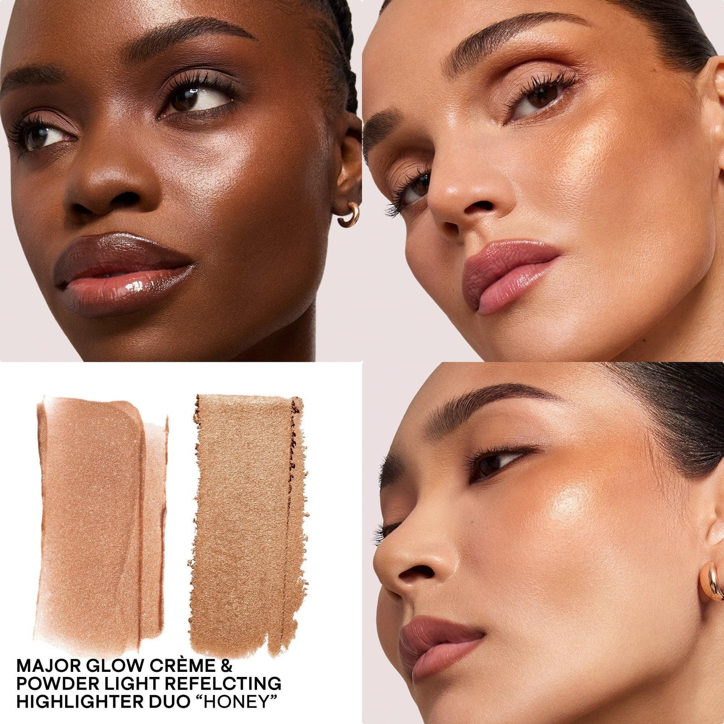 Patrick Ta Major Glow Crème & Powder Light Reflecting Translucent Highlighter Duo - Patrick Ta - Face Makeup - Baby - Wylde Grey