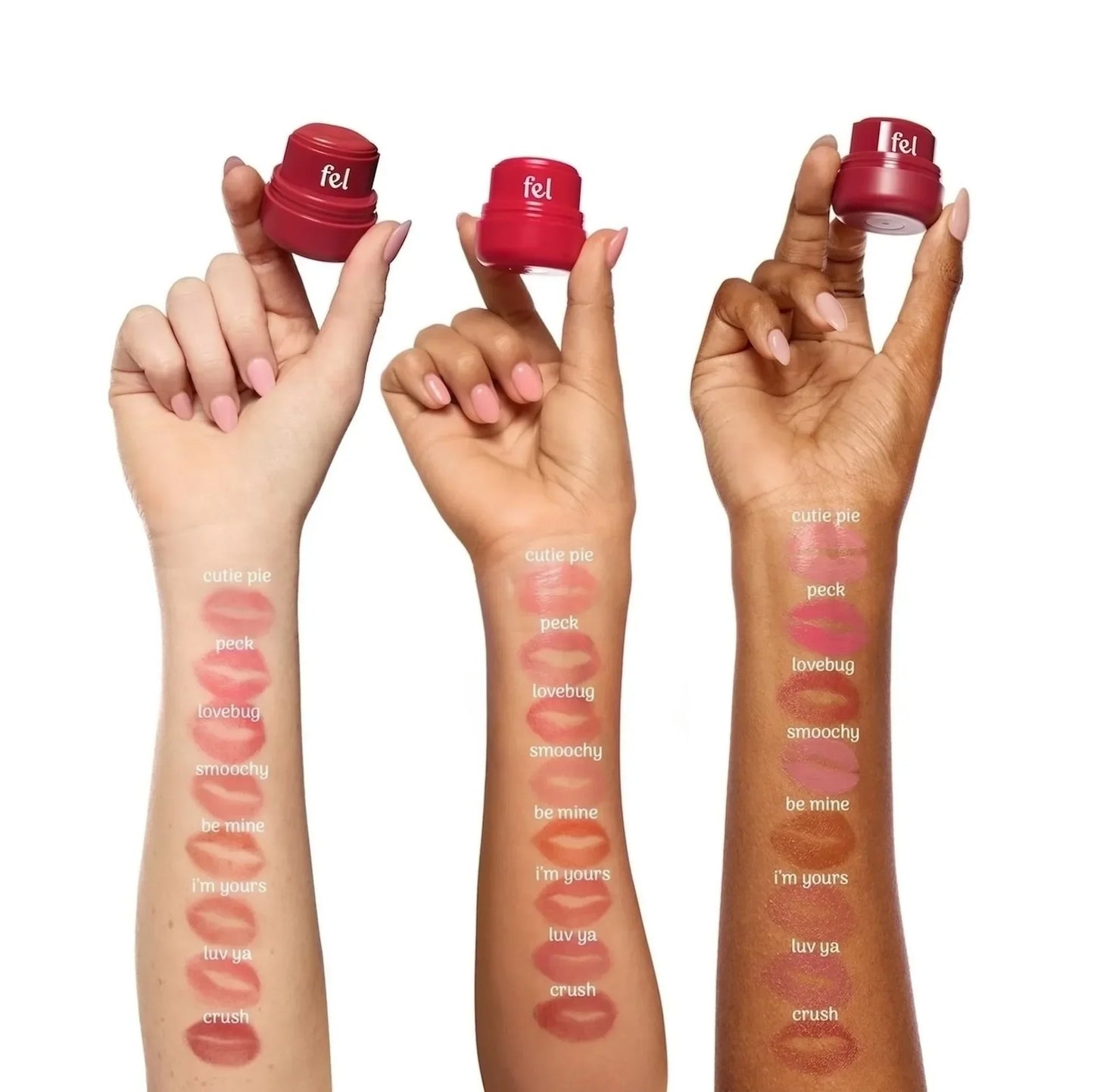 Kissylips Cushy Shine Lip and Cheek Balm™ "I'm Yours" (rose nude) - Fel Beauty - Default Title - Wylde Grey