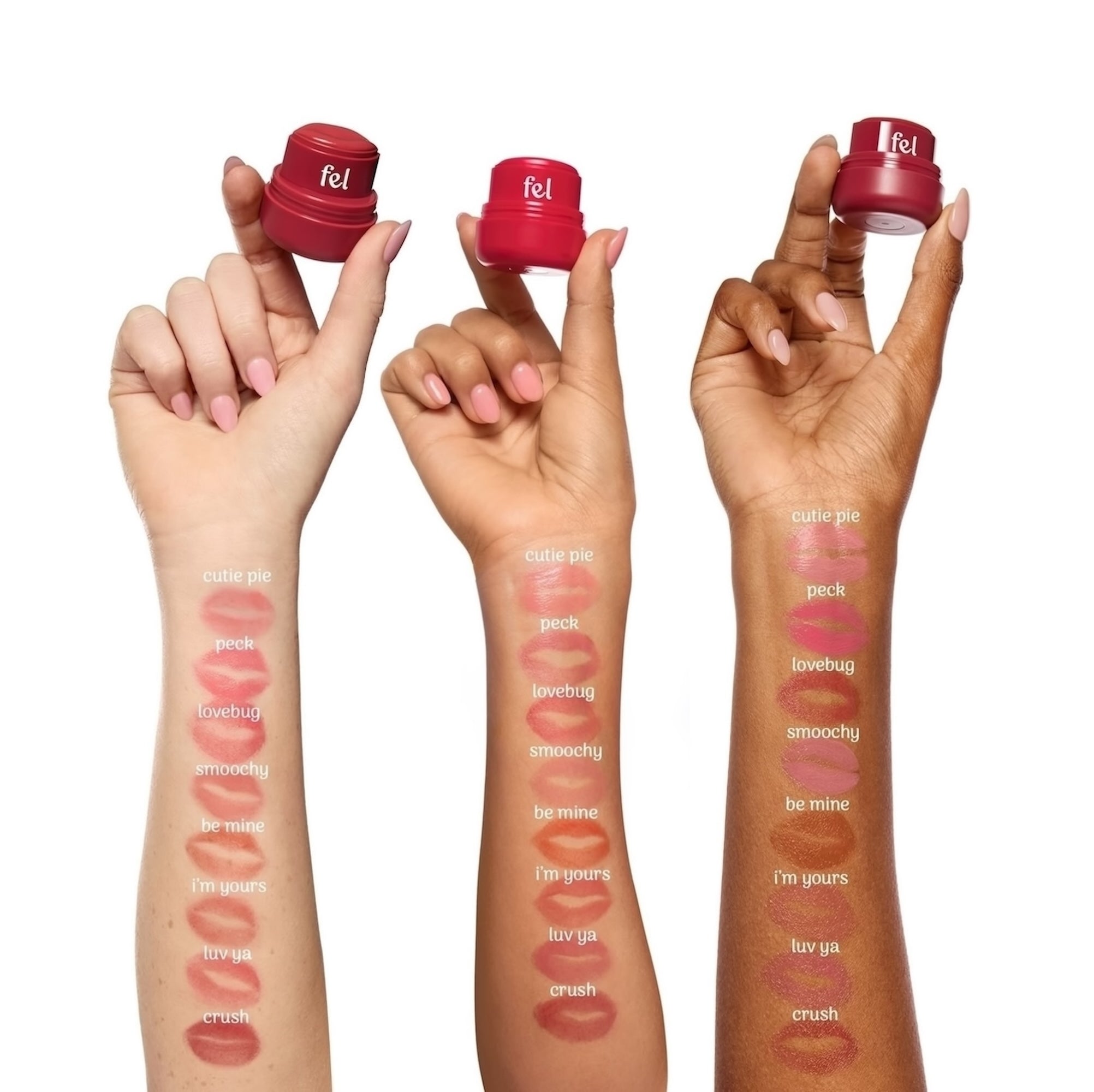 Kissylips Cushy Shine Lip and Cheek Balm™ "I'm Yours" (rose nude)