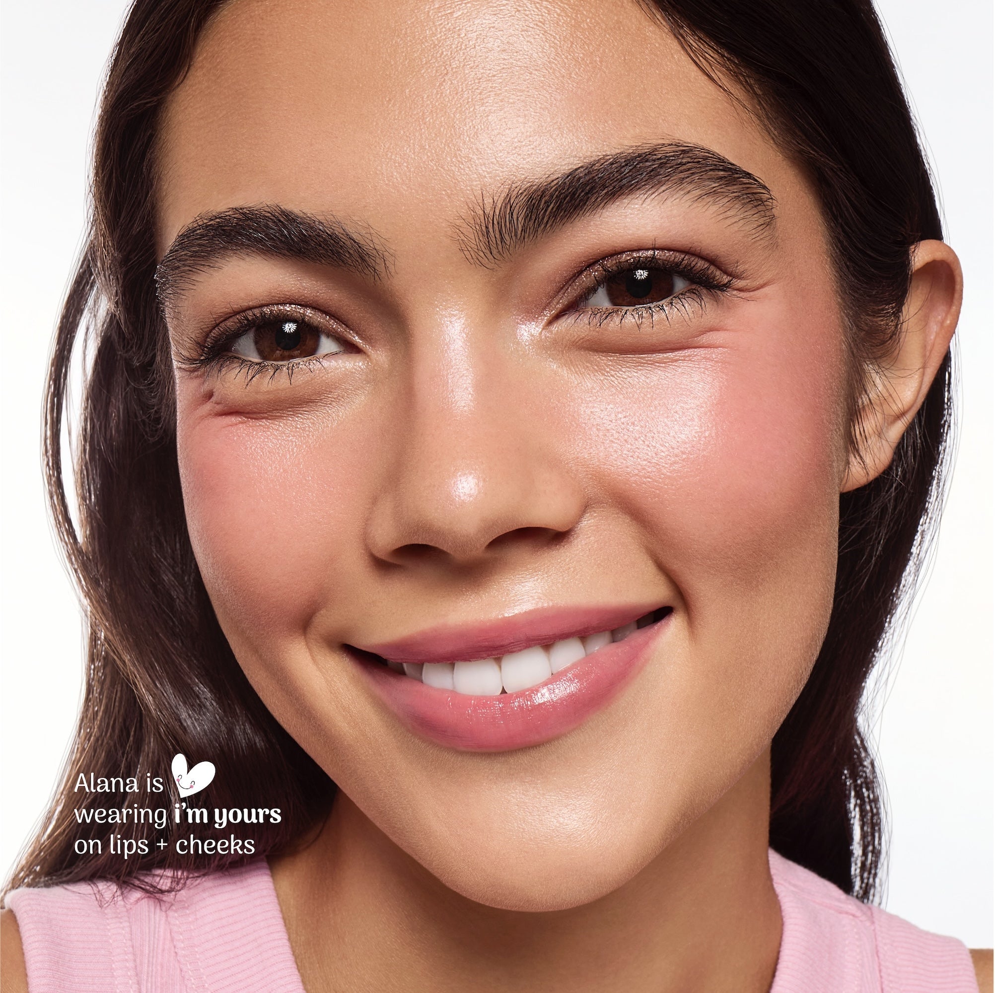 Kissylips Cushy Shine Lip and Cheek Balm™ "I'm Yours" (rose nude)