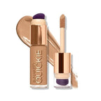 Urban Decay Quickie 24HR Full Coverage Waterproof Concealer, Natural Matte Finish, Hydrating Vitamin E, Dual-ended Buffing Brush & Multi-use Applicator, Noncomedogenic, Vegan, Cruelty-free - 0.5 fl oz|B0BK22JTST