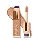 Urban Decay Quickie 24HR Full Coverage Waterproof Concealer, Natural Matte Finish, Hydrating Vitamin E, Dual-ended Buffing Brush & Multi-use Applicator, Noncomedogenic, Vegan, Cruelty-free - 0.5 fl oz|B0BK22JTST