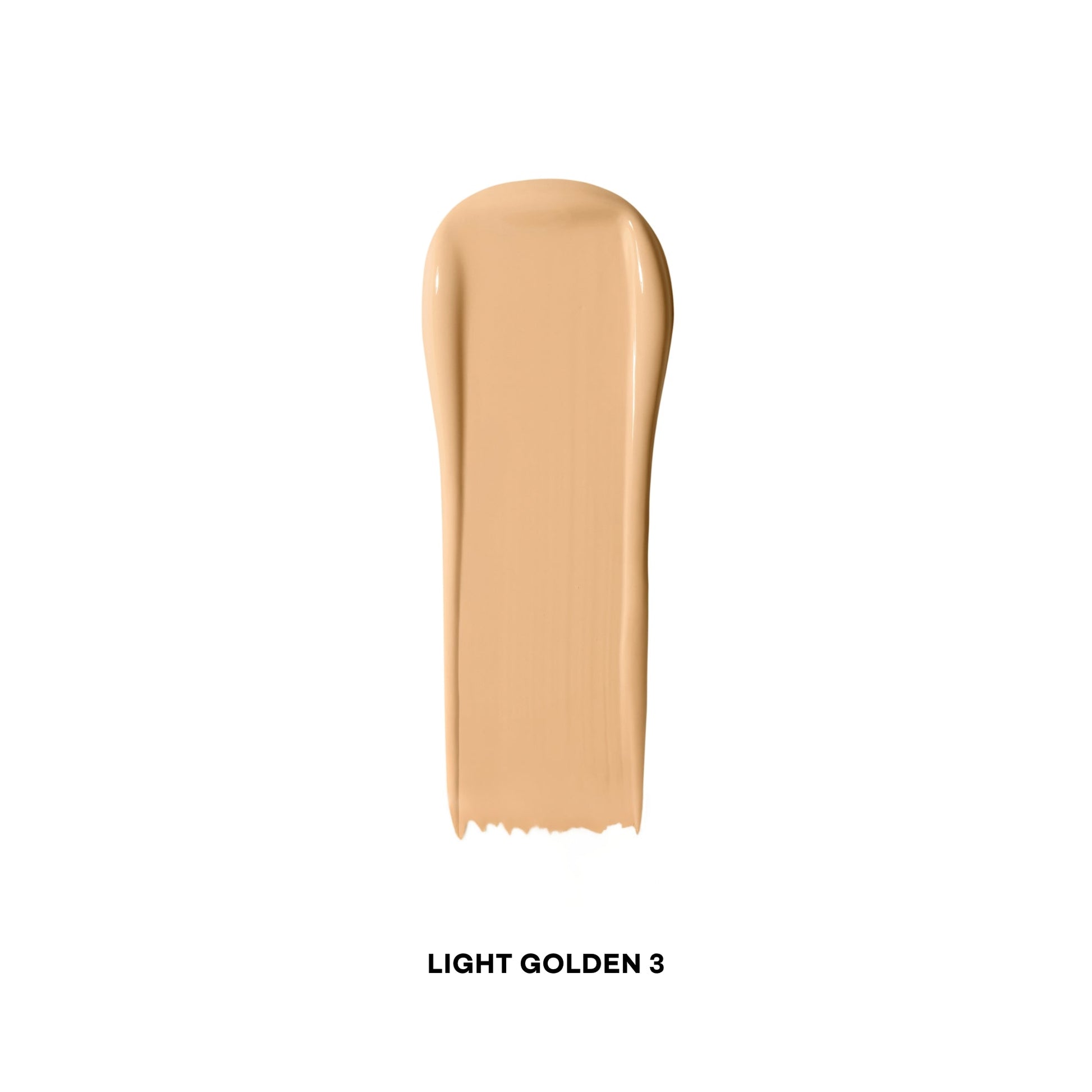 Creamy light golden concealer swatch with a smooth, radiant finish, shade Light Golden 3.