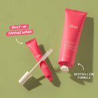 Dae Cactus Fruit 3-in-1 styling cream with built-in taming wand on green background, viral beauty favorite