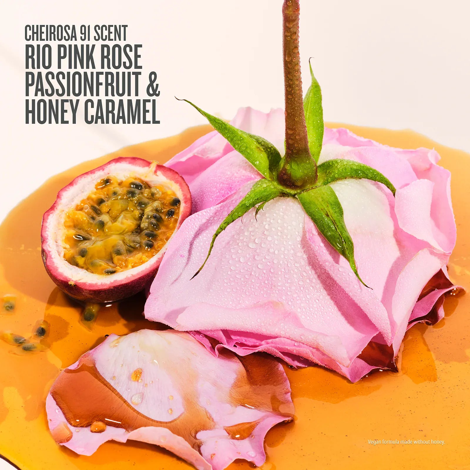 Cheirosa 91 scent rio pink rose passionfruit, & honey caramel