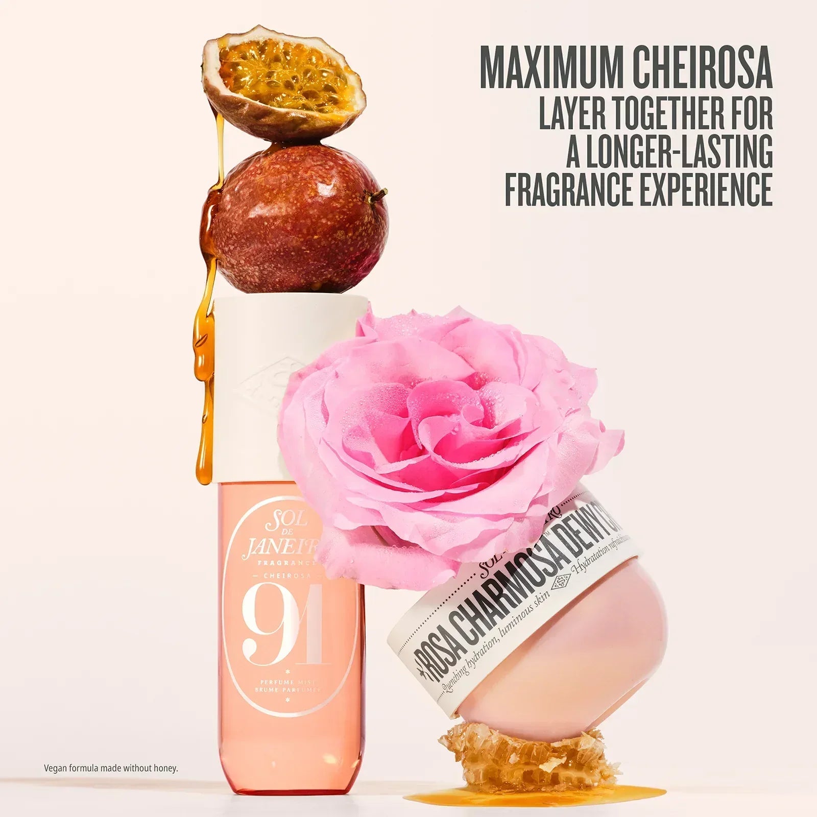 Rosa Charmosa™ Dewy Cream - Sol de Janeiro - Body Cream - 240ml - Wylde Grey