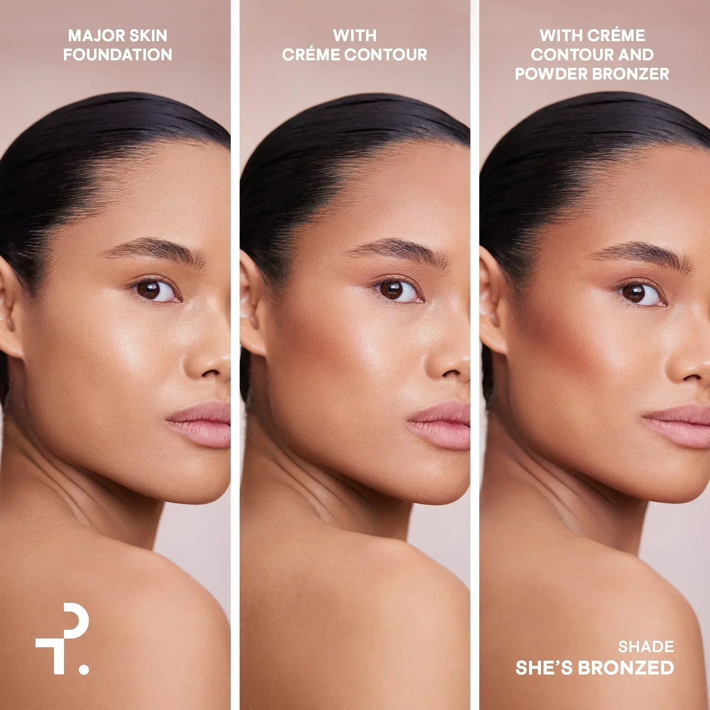 Major Sculpt Crème Contour & Powder Bronzer Duo - Patrick Ta - Face Makeup - SHE'S STATUESQUE (LIGHT WITH COOL UNDERTONE) - Wylde Grey