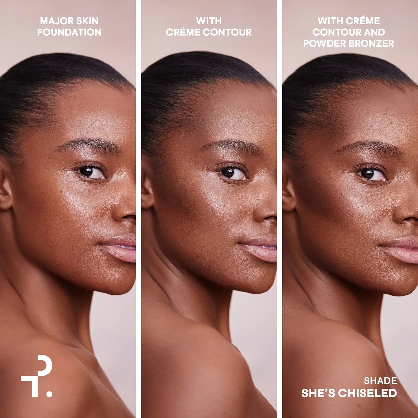 Major Sculpt Crème Contour & Powder Bronzer Duo - Patrick Ta - Face Makeup - SHE'S STATUESQUE (LIGHT WITH COOL UNDERTONE) - Wylde Grey