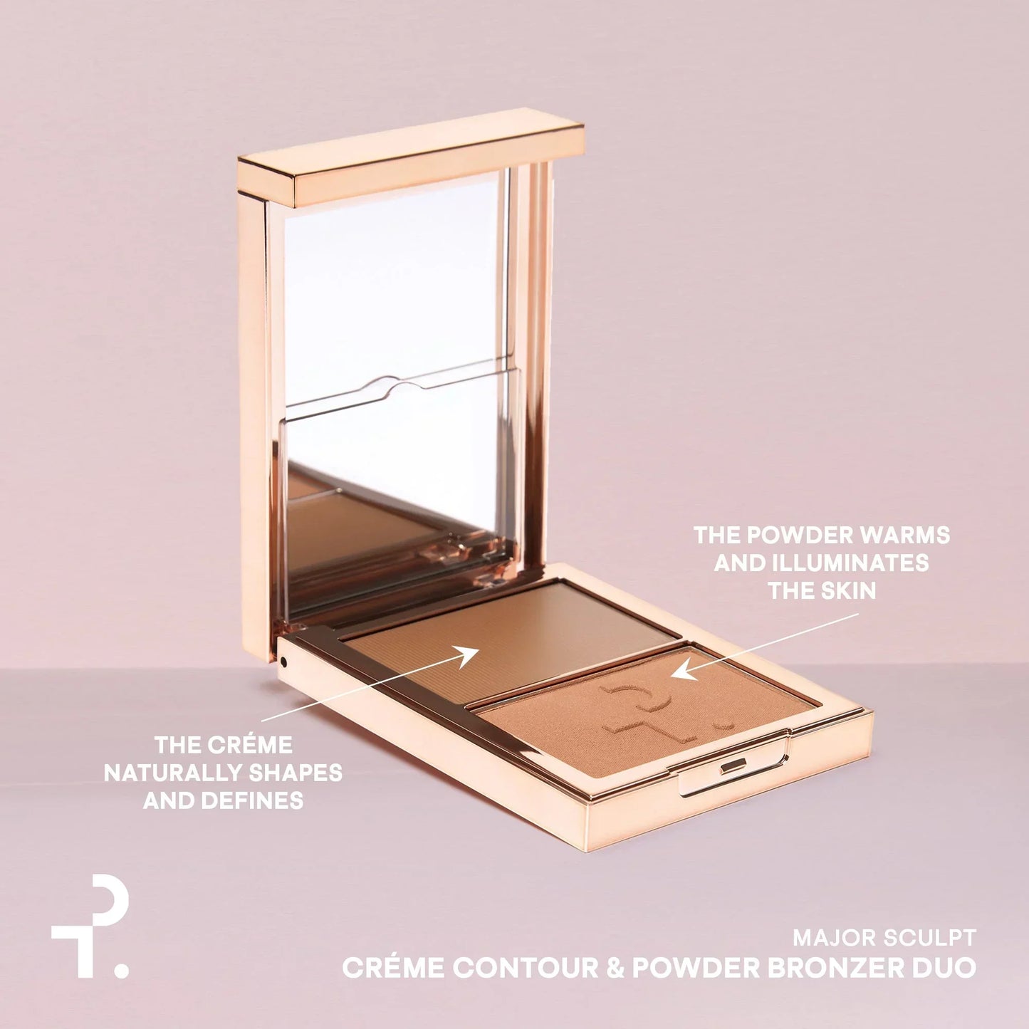Major Sculpt Crème Contour & Powder Bronzer Duo - Patrick Ta - Face Makeup - SHE'S STATUESQUE (LIGHT WITH COOL UNDERTONE) - Wylde Grey