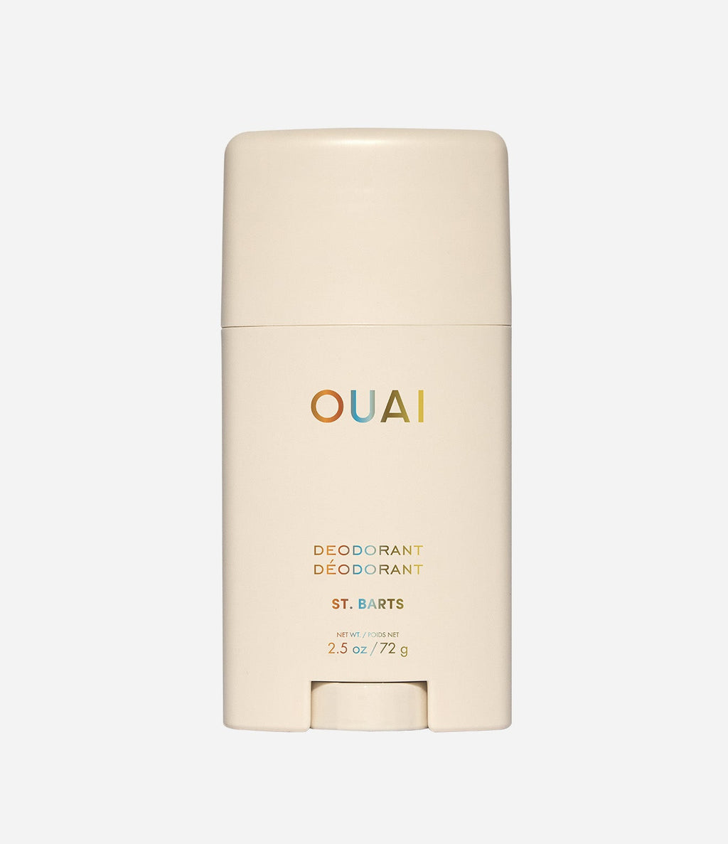 OUAI deodorant stick on a white background