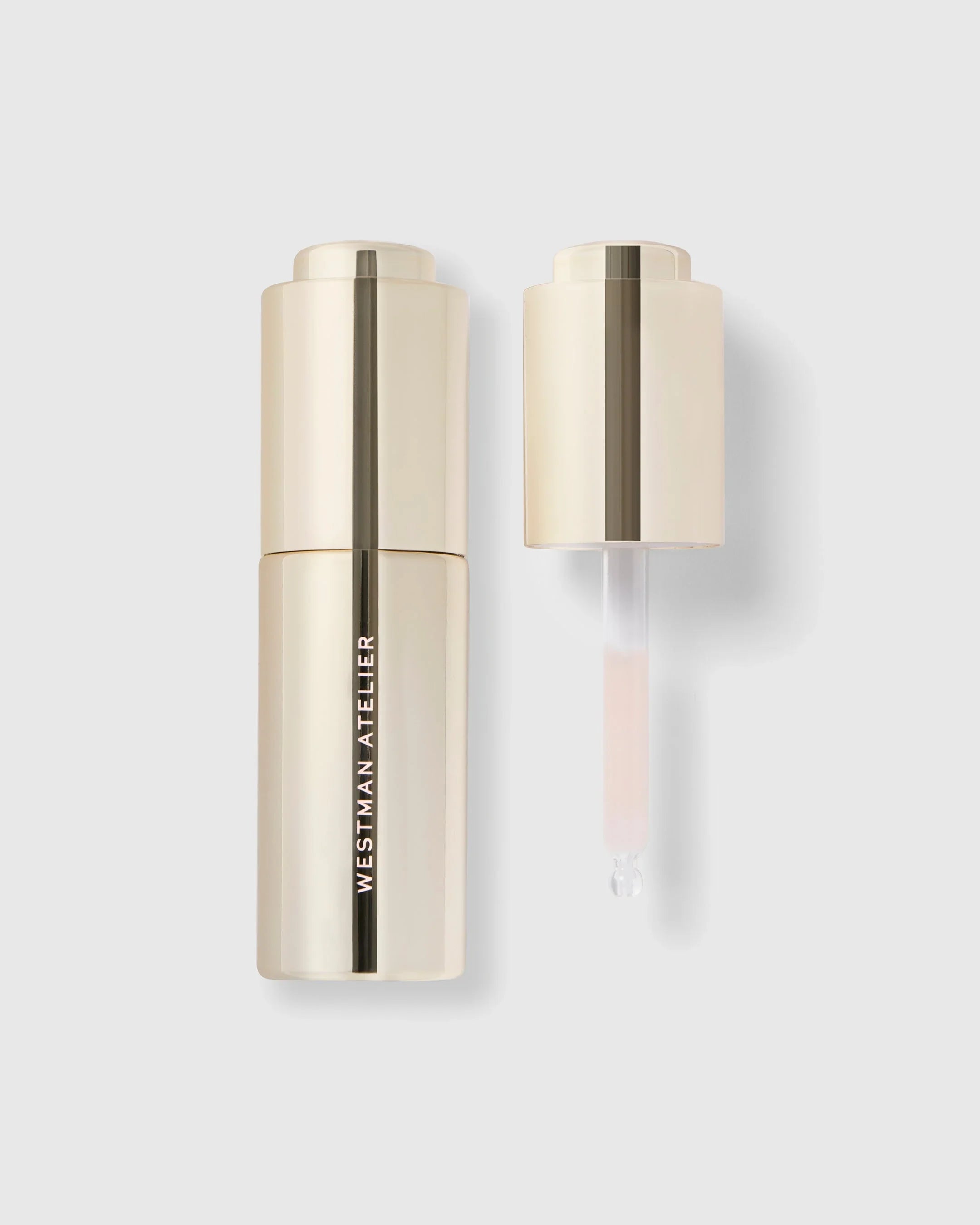 Eye Activator packing & applicator on grey background. 