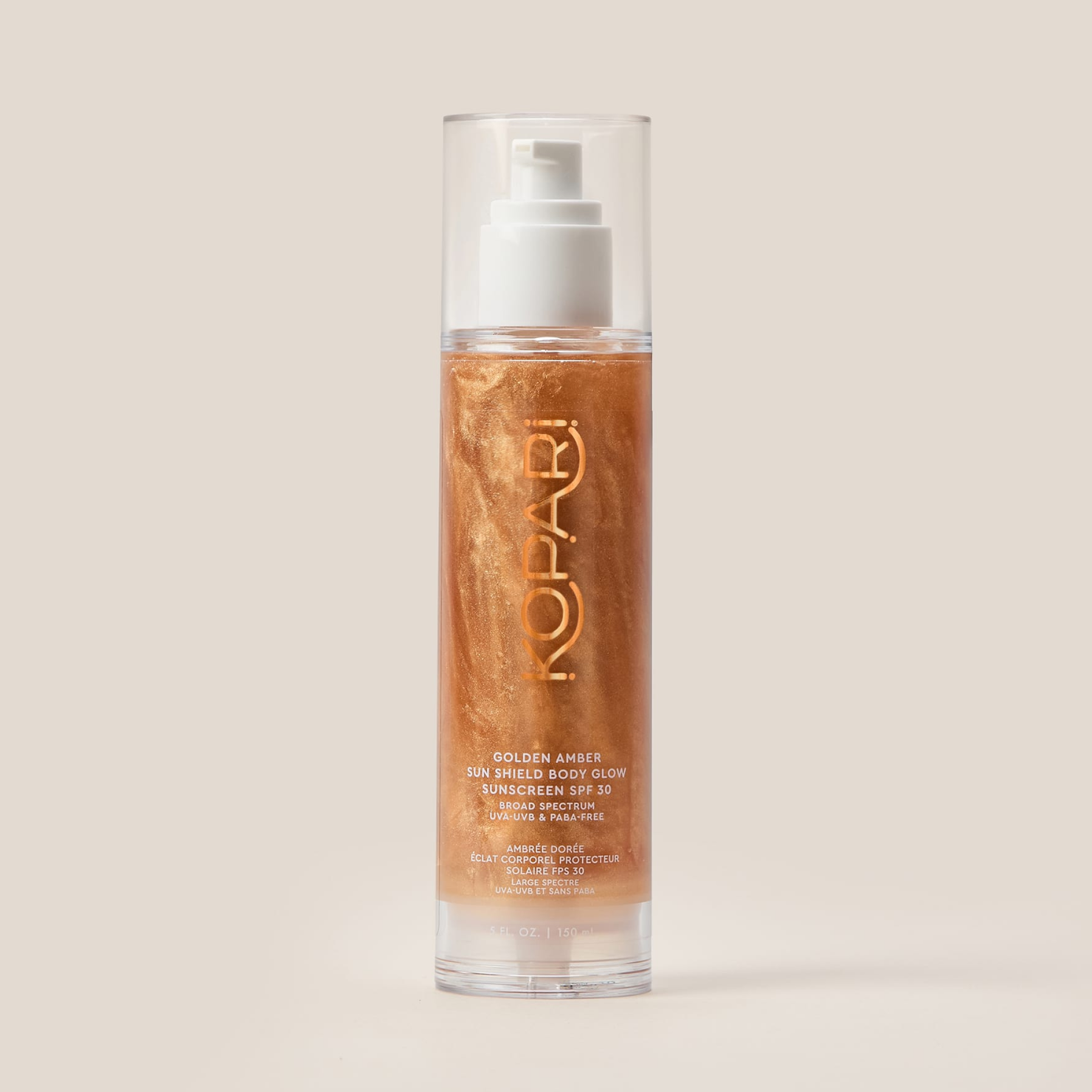 Kopari Golden Amber Sun Shield Body Glow Sunscreen SPF 30