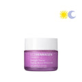 Ole Henriksen Strength Trainer Peptide Boost Moisturizer in a luxe purple jar with white lid, minimalist background.