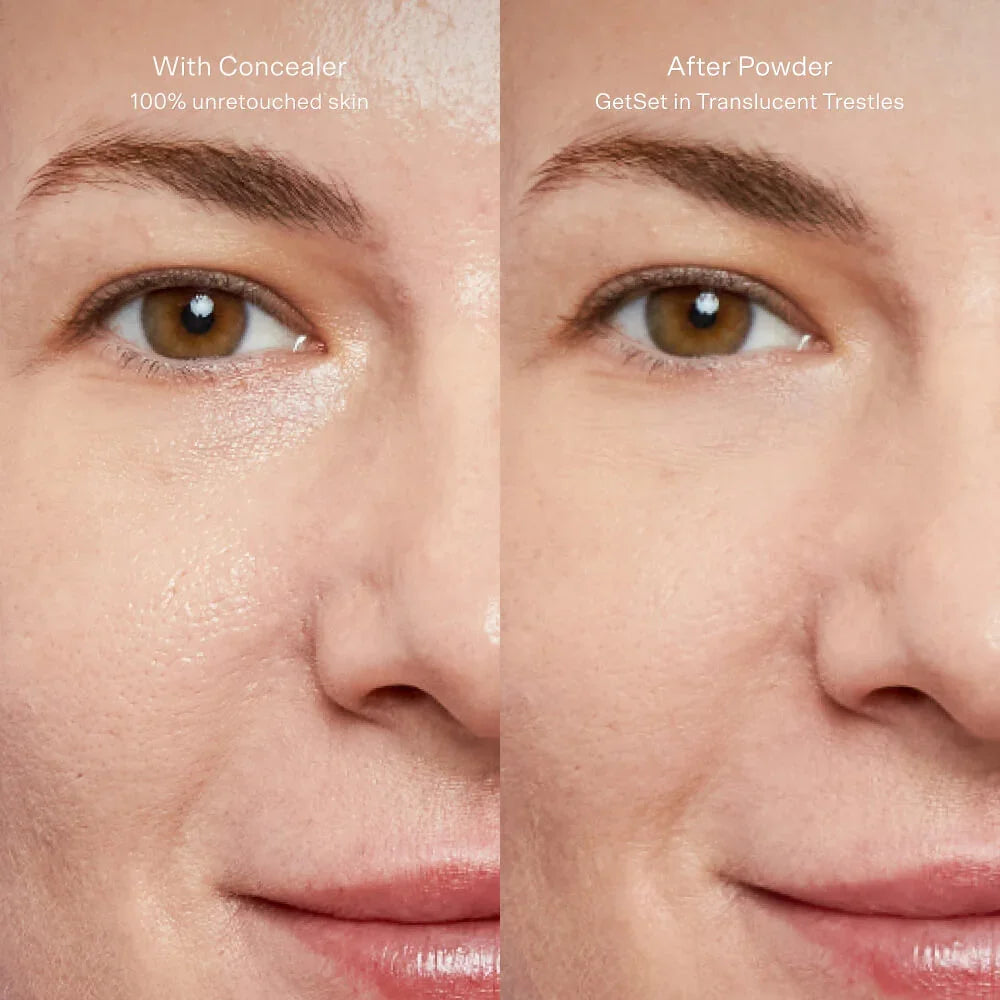 Tower 28 Getset Blur + Set Pressed Powder - Tower 28 Beauty - Setting Powder - Palisades Pink - Wylde Grey