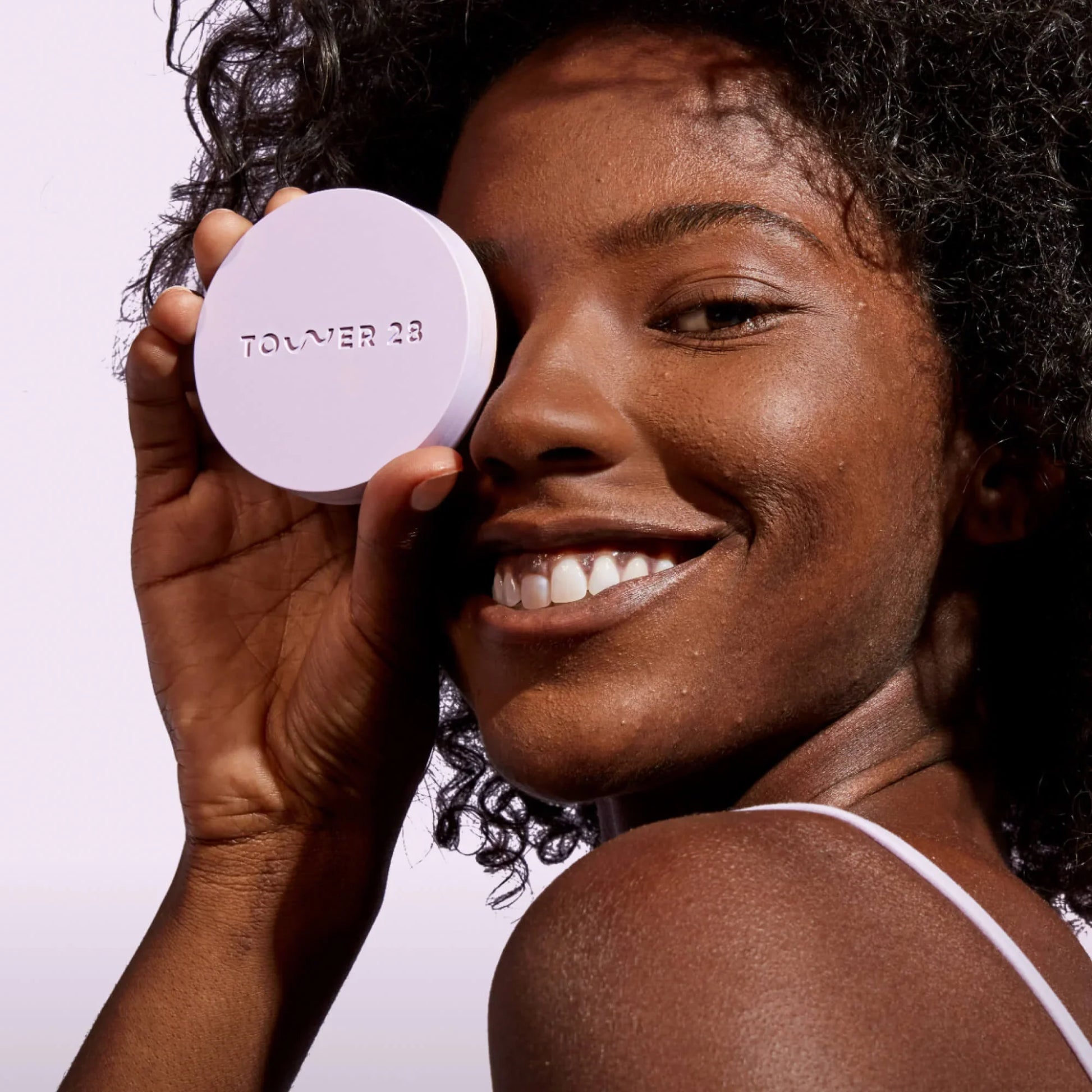 Tower 28 Getset Blur + Set Pressed Powder - Tower 28 Beauty - Setting Powder - Palisades Pink - Wylde Grey