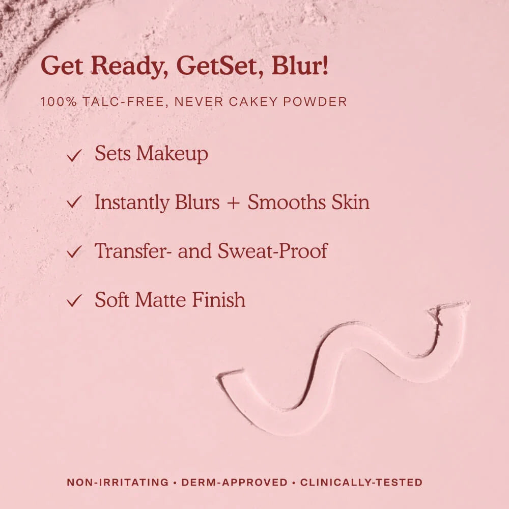 Tower 28 Getset Blur + Set Pressed Powder - Tower 28 Beauty - Setting Powder - Palisades Pink - Wylde Grey