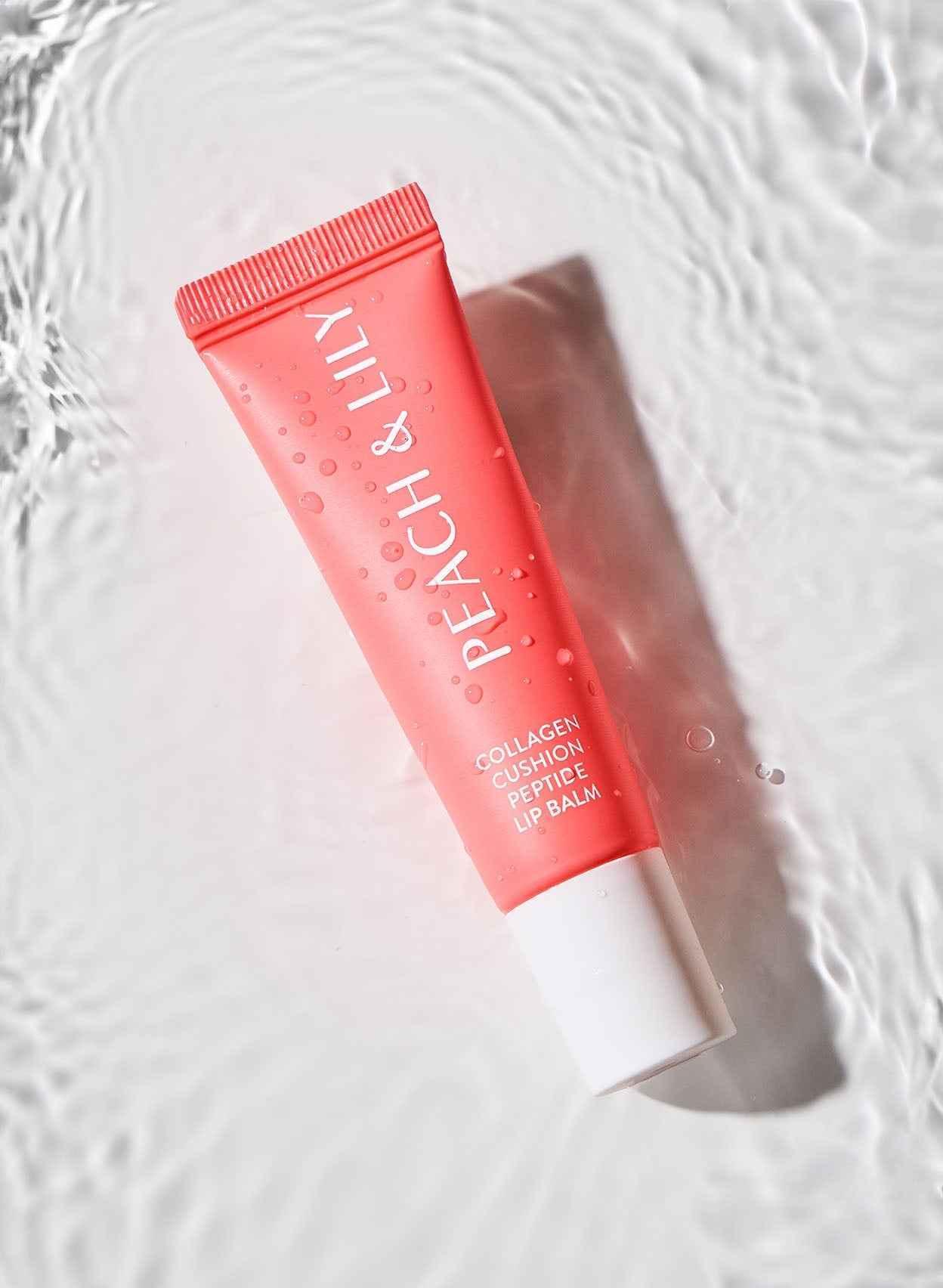 Peach and Lily Collagen Cushion Peptide Lip Balm - Peach & Lily - Lip Balms - 12ml / Sheer Peach - Wylde Grey