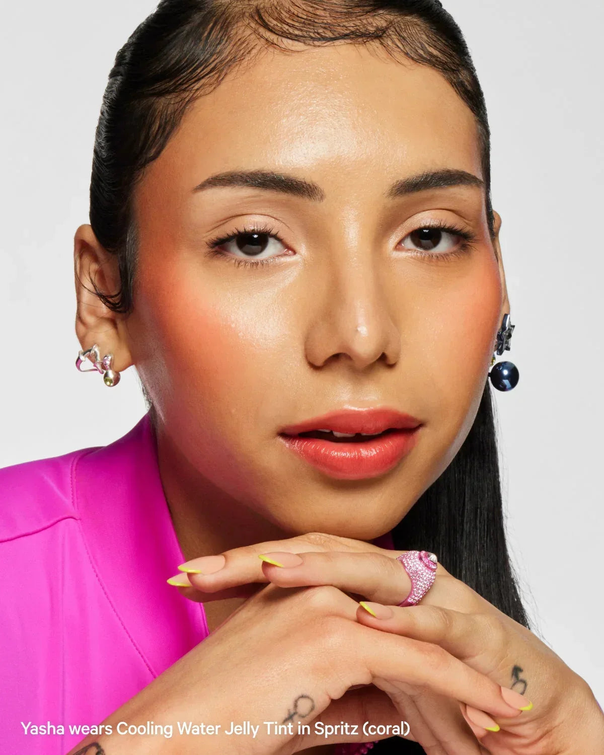 Milk Cooling Water Jelly Tint Blush + Lip Stain - Milk Makeup - Blush - Spritz - Coral - Wylde Grey