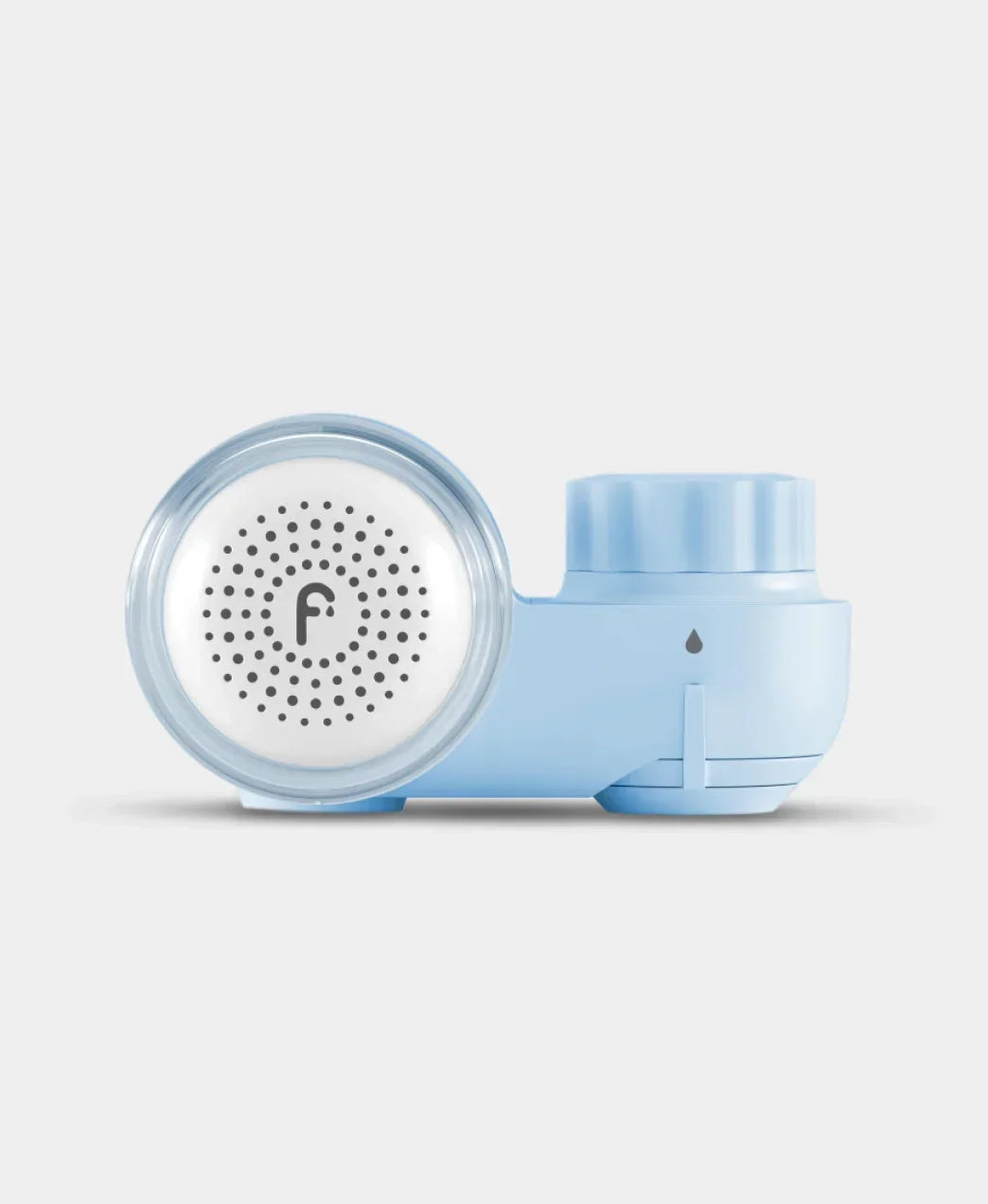 Sleek light blue beauty skincare device with smooth finish, featured at Wylde Grey.