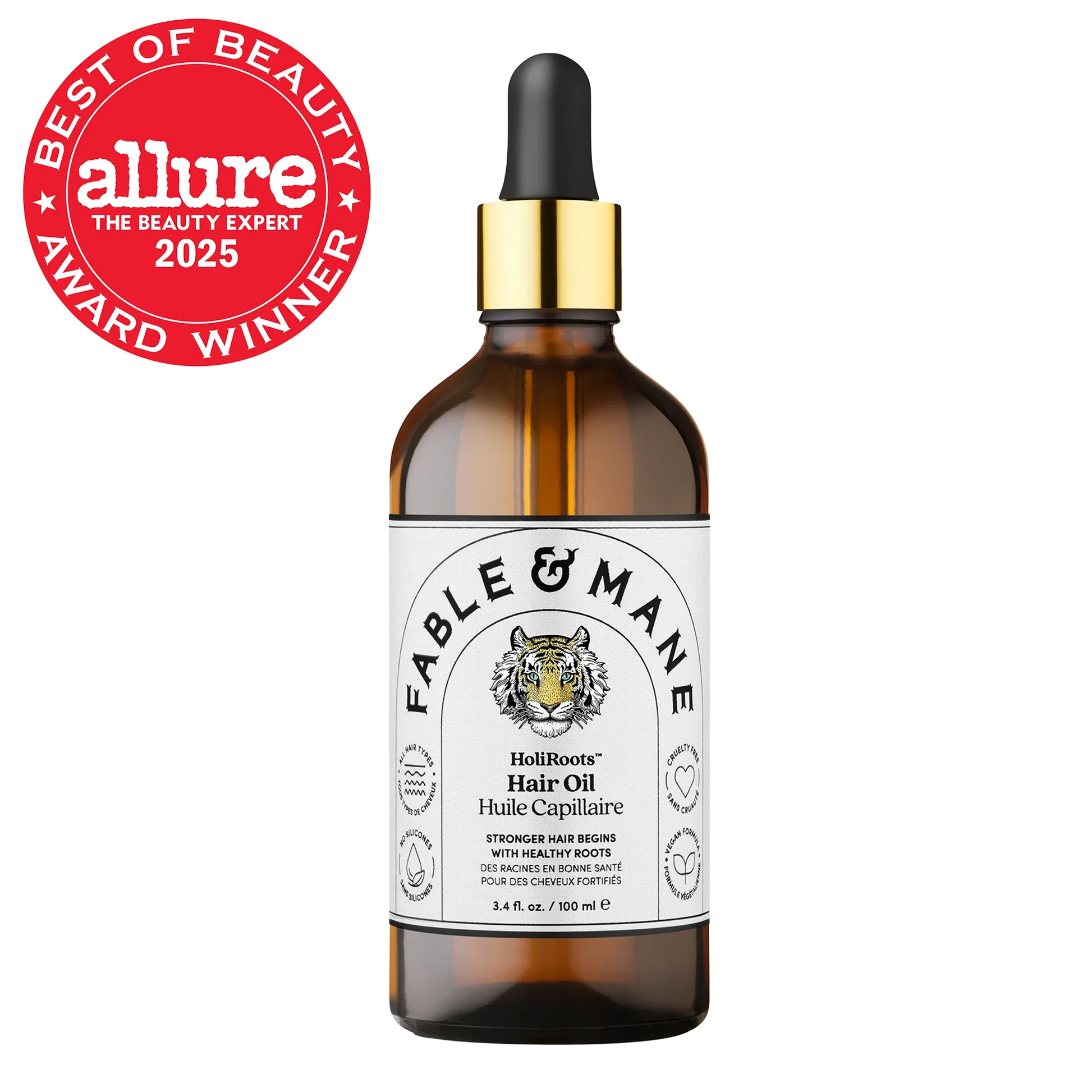 Fable & Mane HoliRoots Hair Oil - fableandmane - Hair Treatment - Original: 55ml / 1.8 FL oz - Wylde Grey