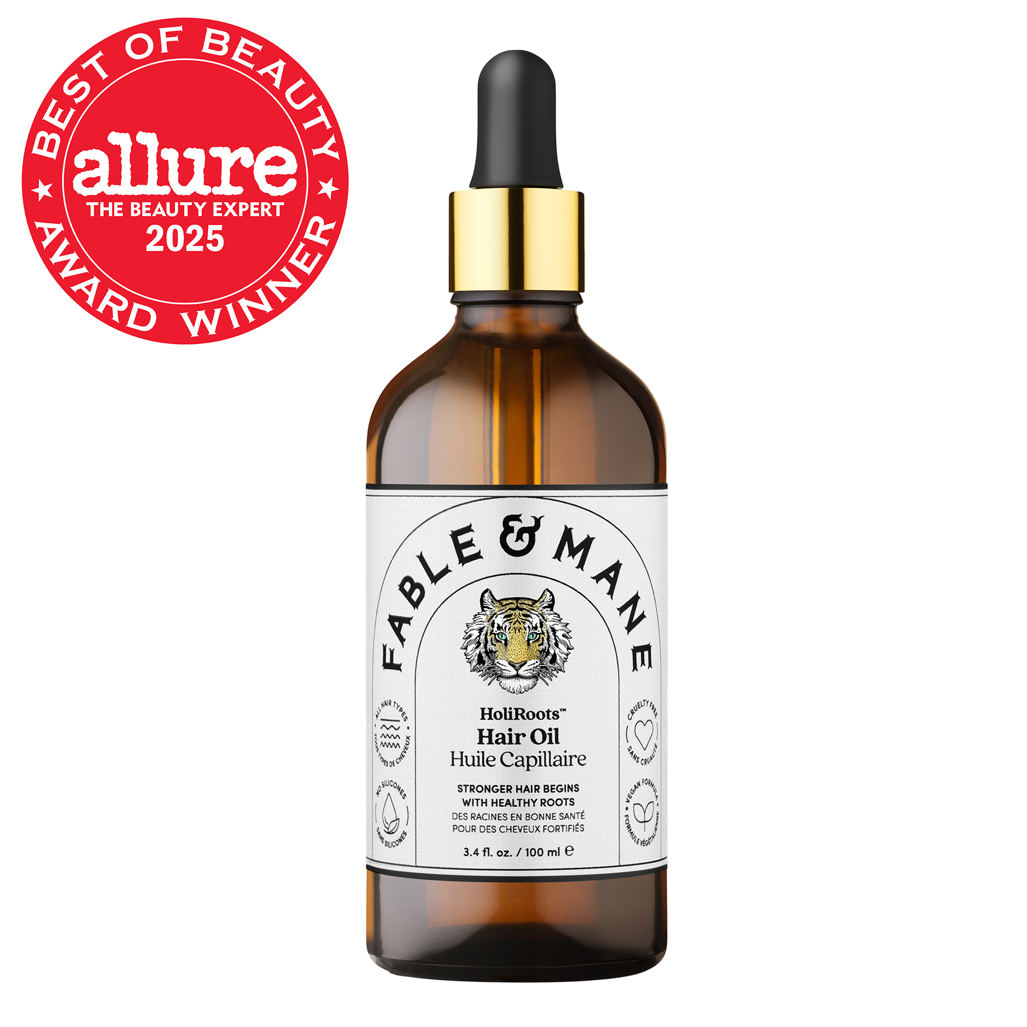 Fable & Mane HoliRoots Hair Oil - fableandmane - Hair Treatment - Original: 55ml / 1.8 FL oz - Wylde Grey