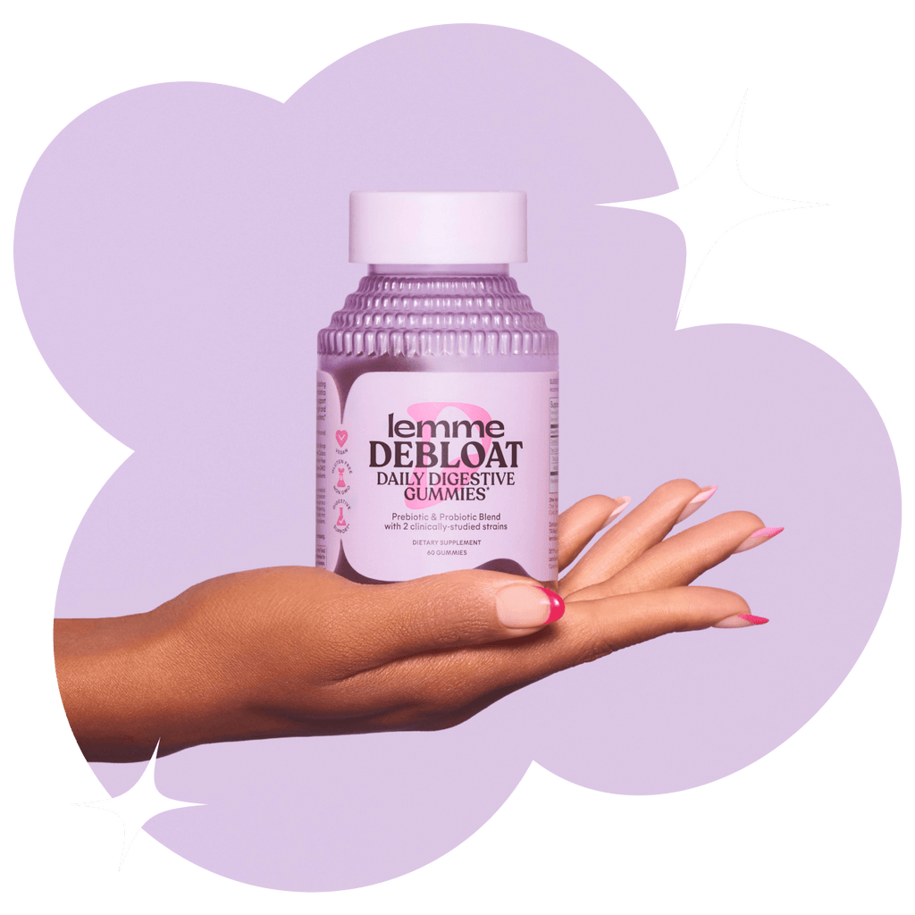 Hand holding lemme debloat packaging