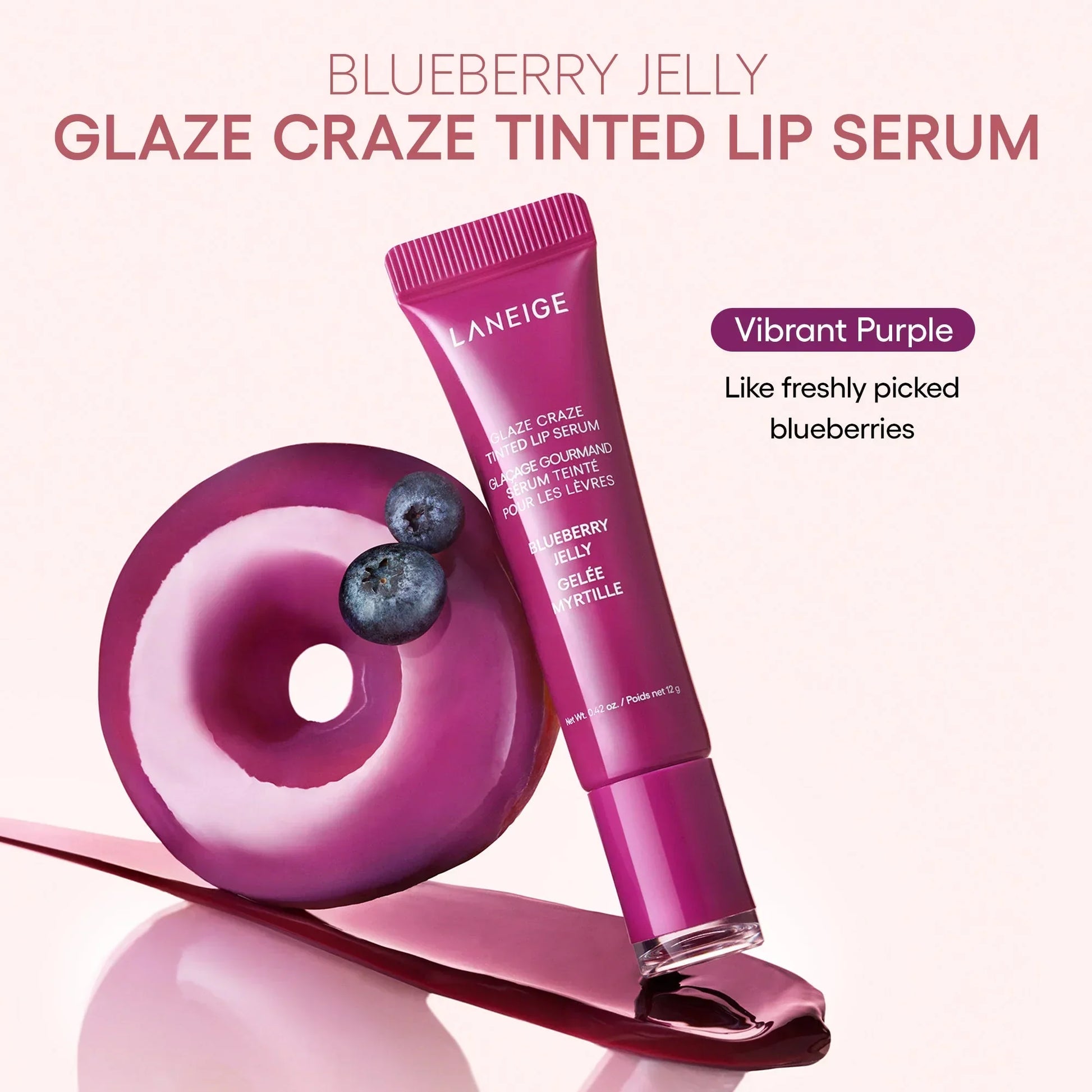 Glaze Craze Tinted Lip Serum BLUEBERRY JELLY;;color::BLUEBERRY JELLY (VIBRANT PURPLE)