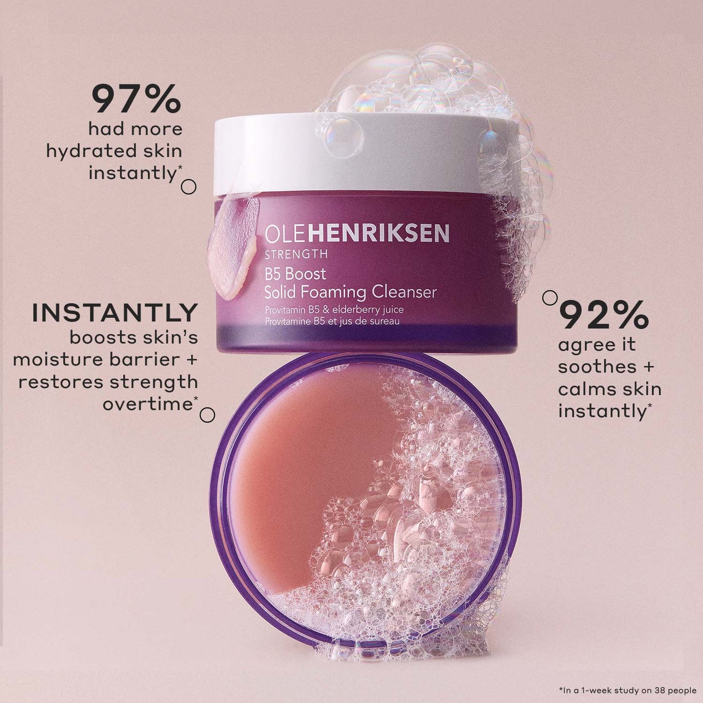 Ole Henriksen B5 Boost Hydrating Solid Foaming Gentle Cleanser
