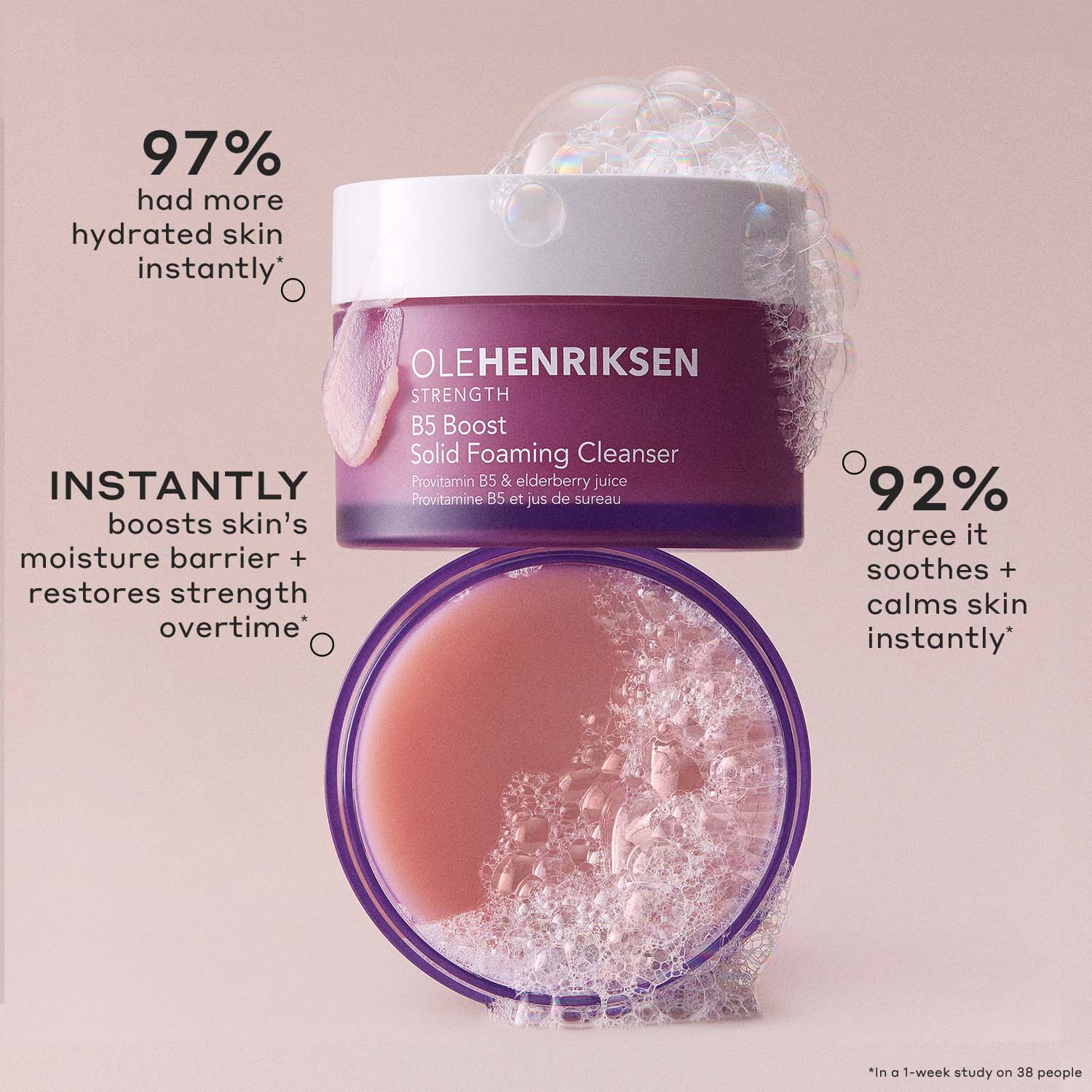 Ole Henriksen B5 Boost Hydrating Solid Foaming Gentle Cleanser
