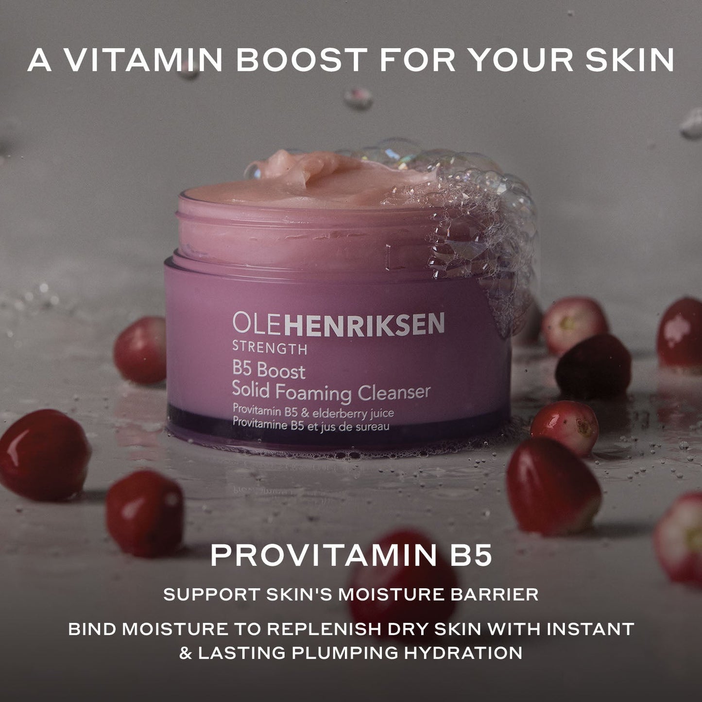 Ole Henriksen B5 Boost Hydrating Solid Foaming Gentle Cleanser