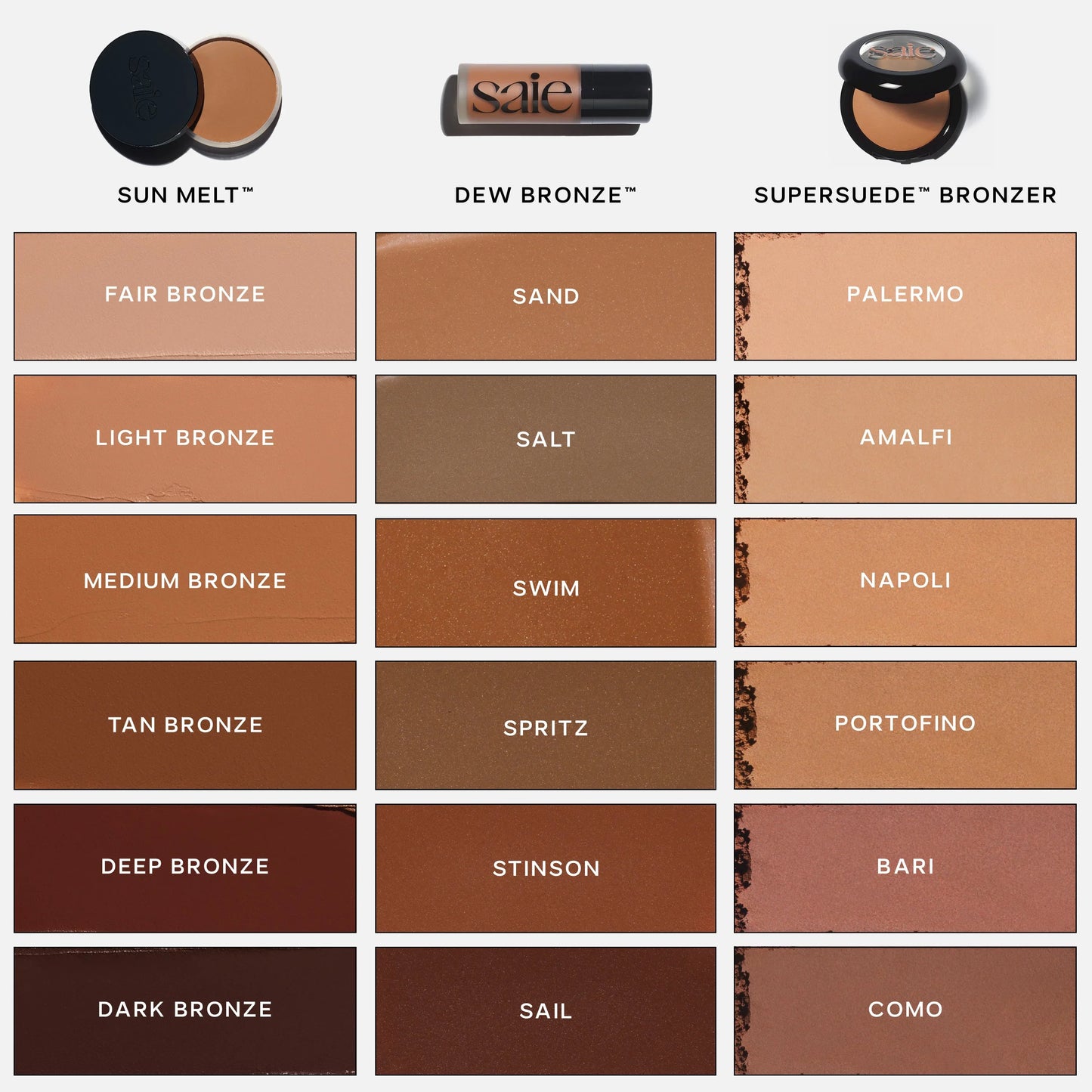 Saie SuperSuede Radiant Baked Bronzer - Saie - Bronzer - Palermo - Wylde Grey
