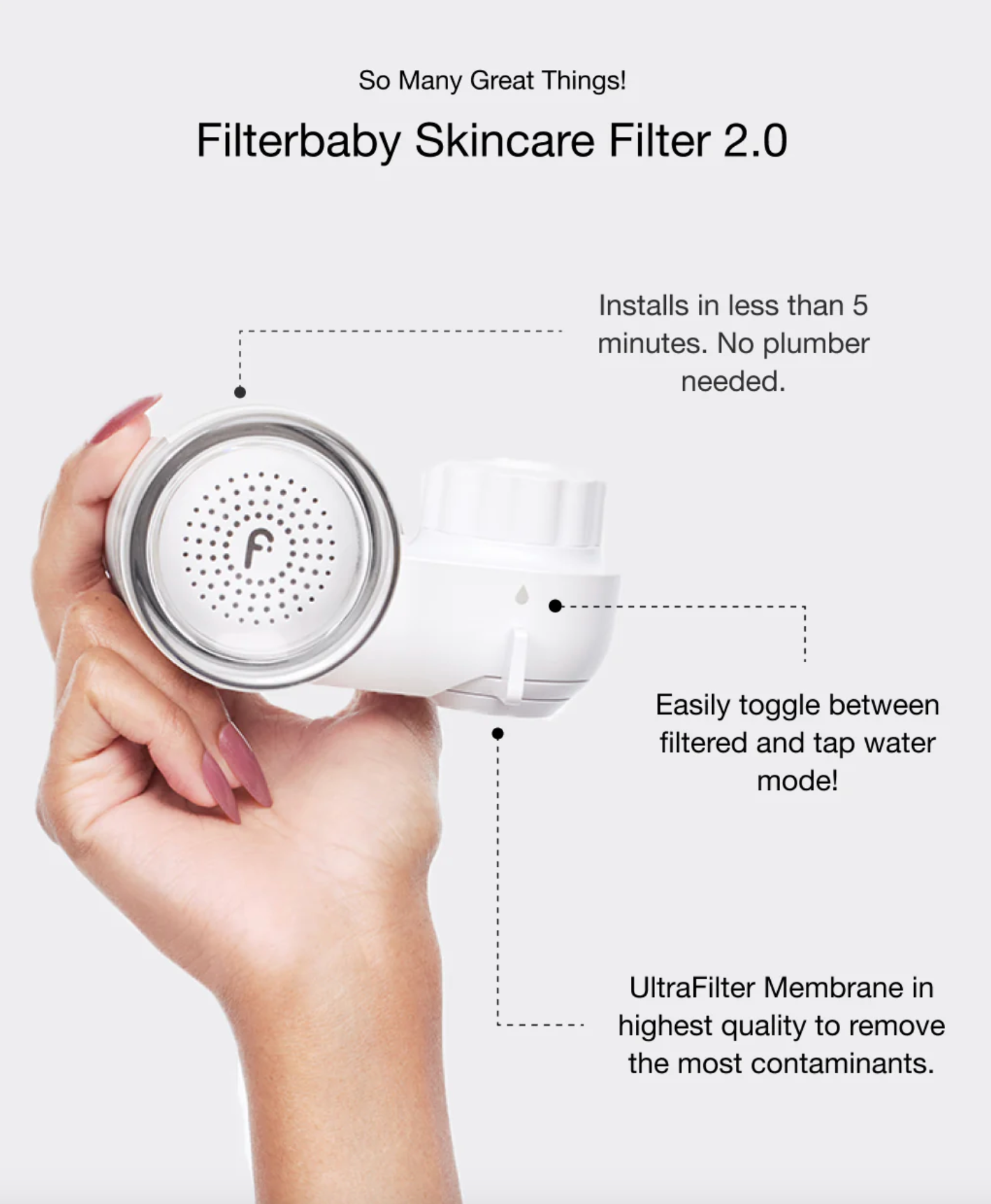 Filterbaby Skincare Water Filter 2.0 - Wylde Grey