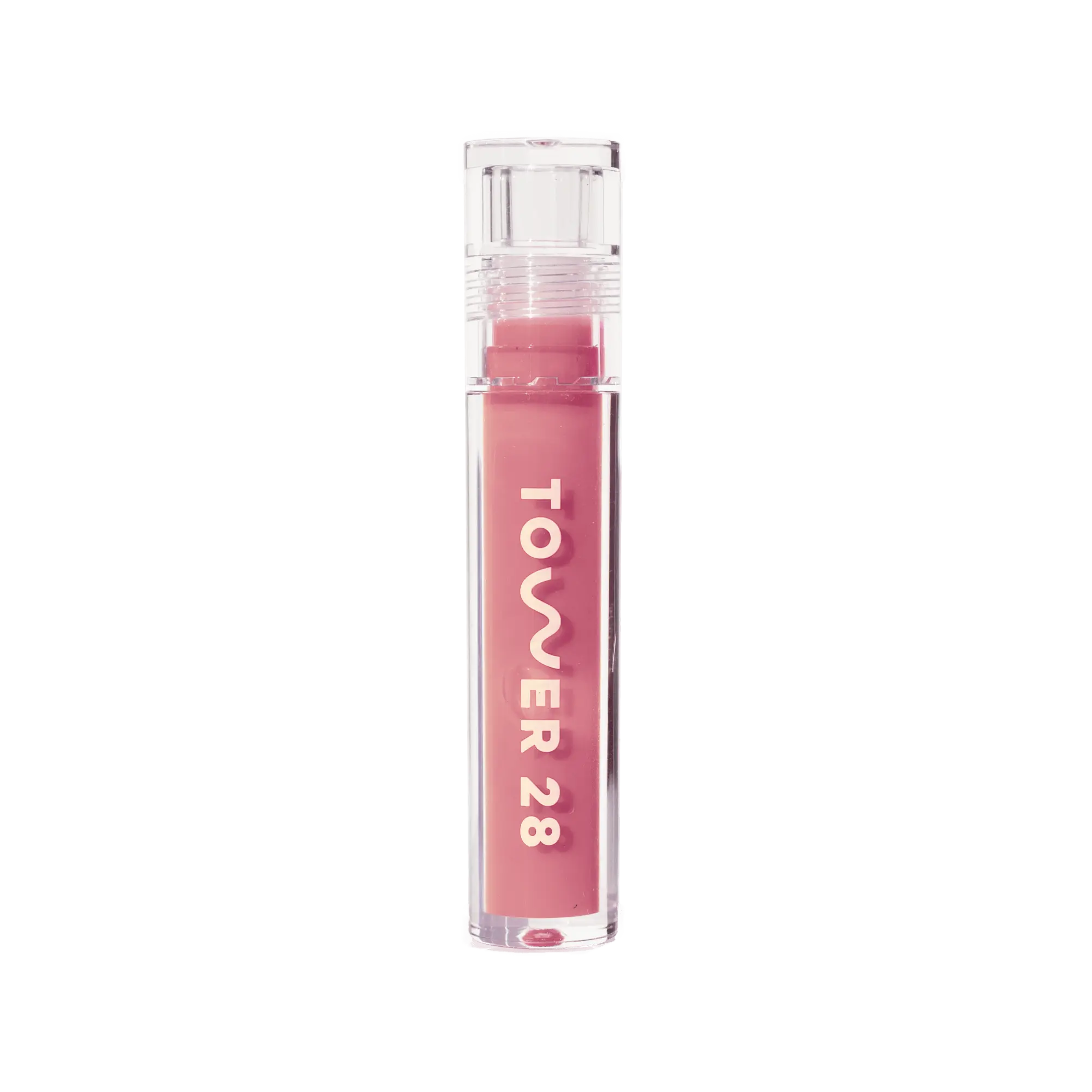 The Tower 28 Beauty ShineOn Lip Jelly in the shade Pistachio. [Pistachio]
