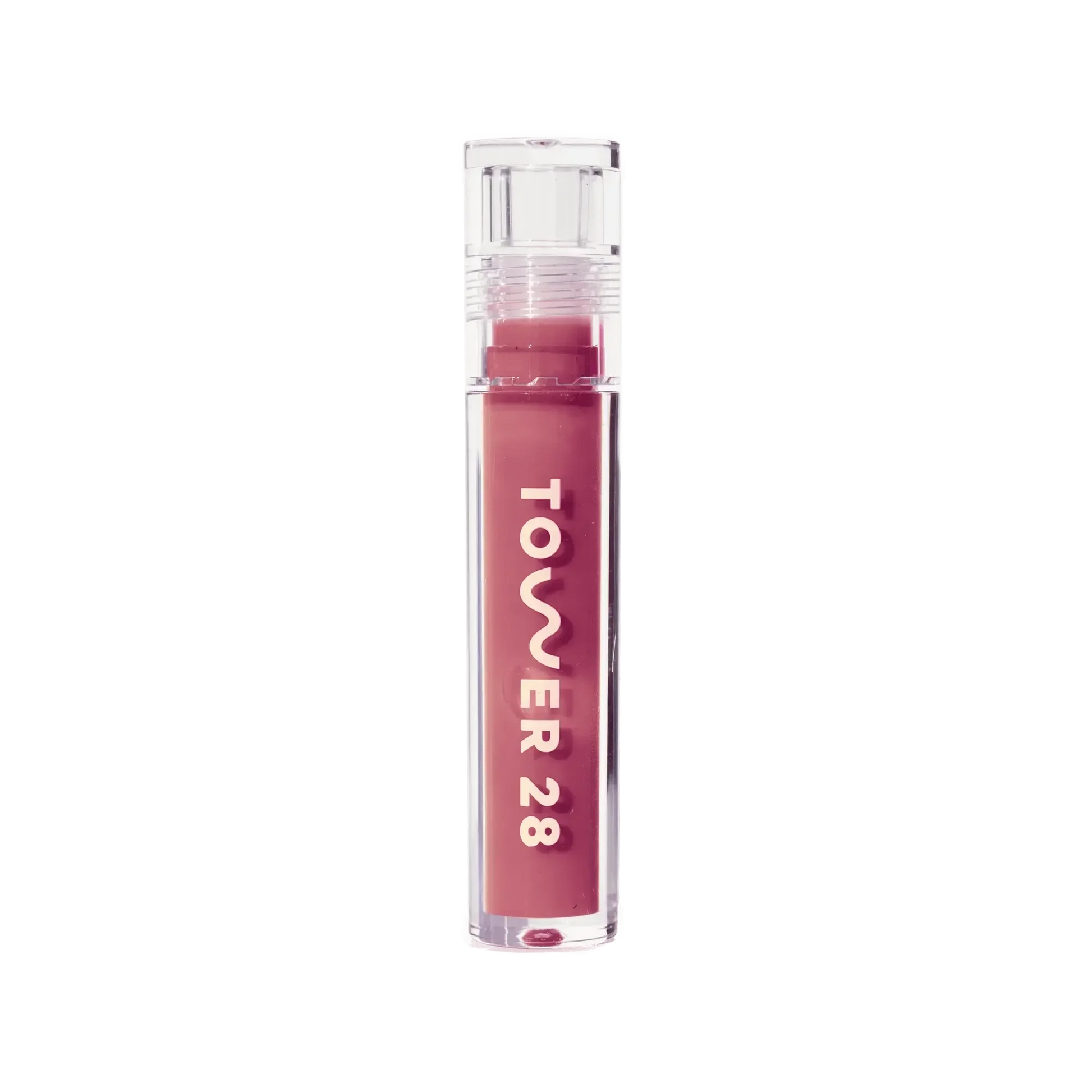 The Tower 28 Beauty ShineOn Lip Jelly in the shade Sesame. [Sesame]