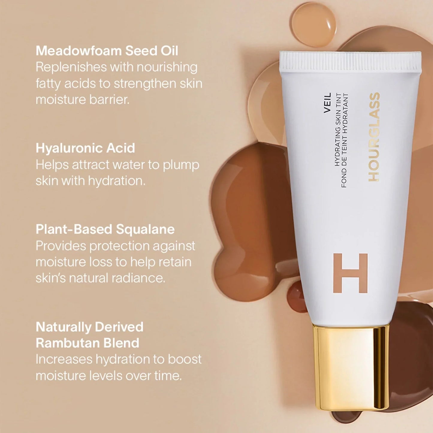 Hourglass Veil Hydrating Skin Tint - Hourglass Cosmetics - Skin Tint - 1 - Fairest with cool undertones - Wylde Grey