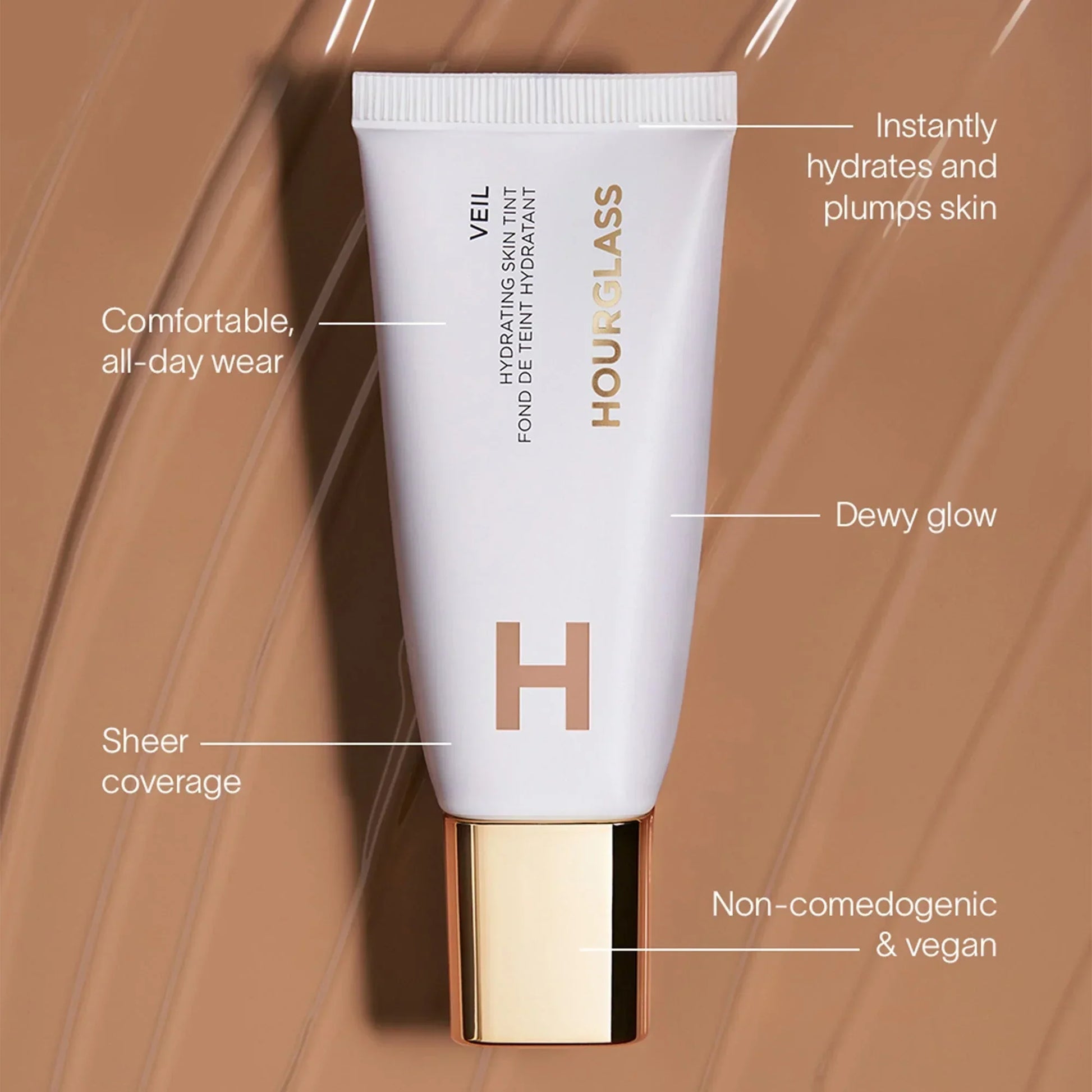Hourglass Veil Hydrating Skin Tint - Hourglass Cosmetics - Skin Tint - 1 - Fairest with cool undertones - Wylde Grey