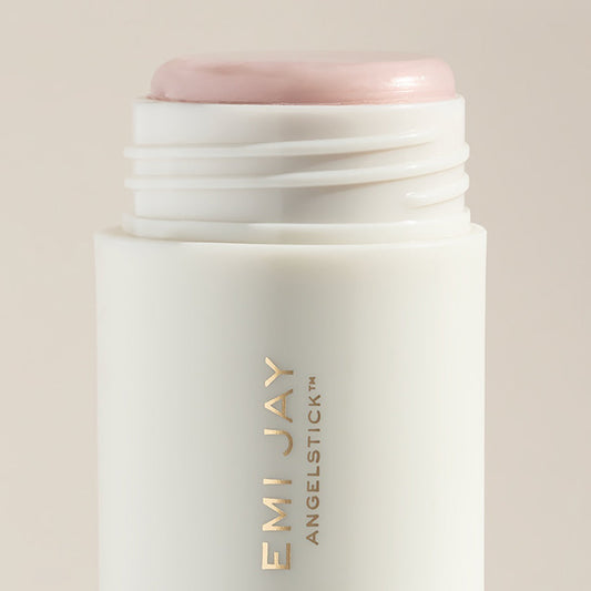 Angelstick™ smoothing styling stick with top off