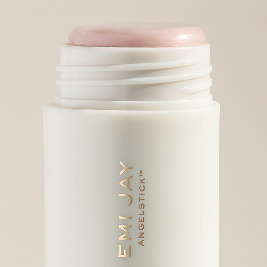 Angelstick hair styling stick with top off 
